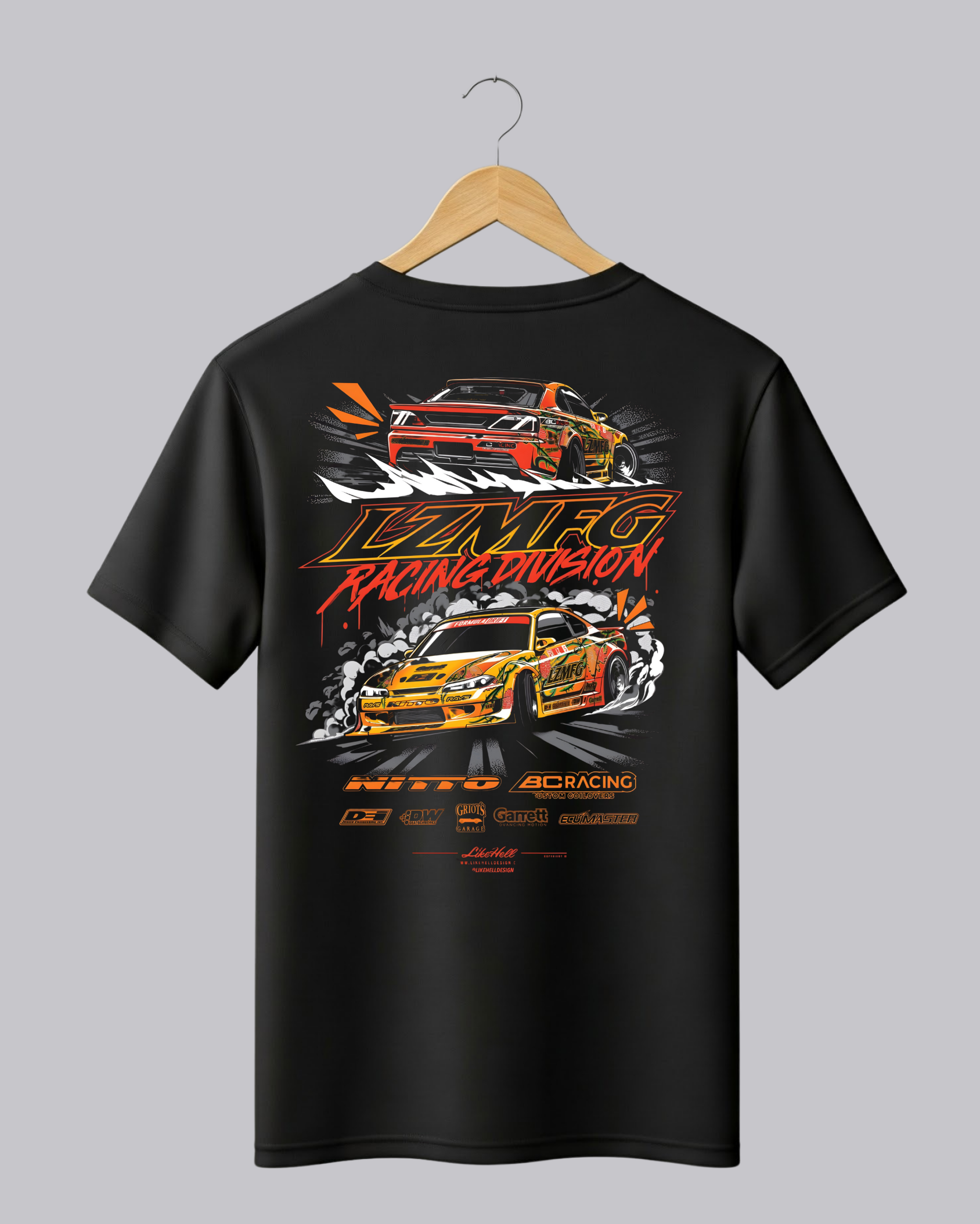 Graphic Car Printed T-Shirt