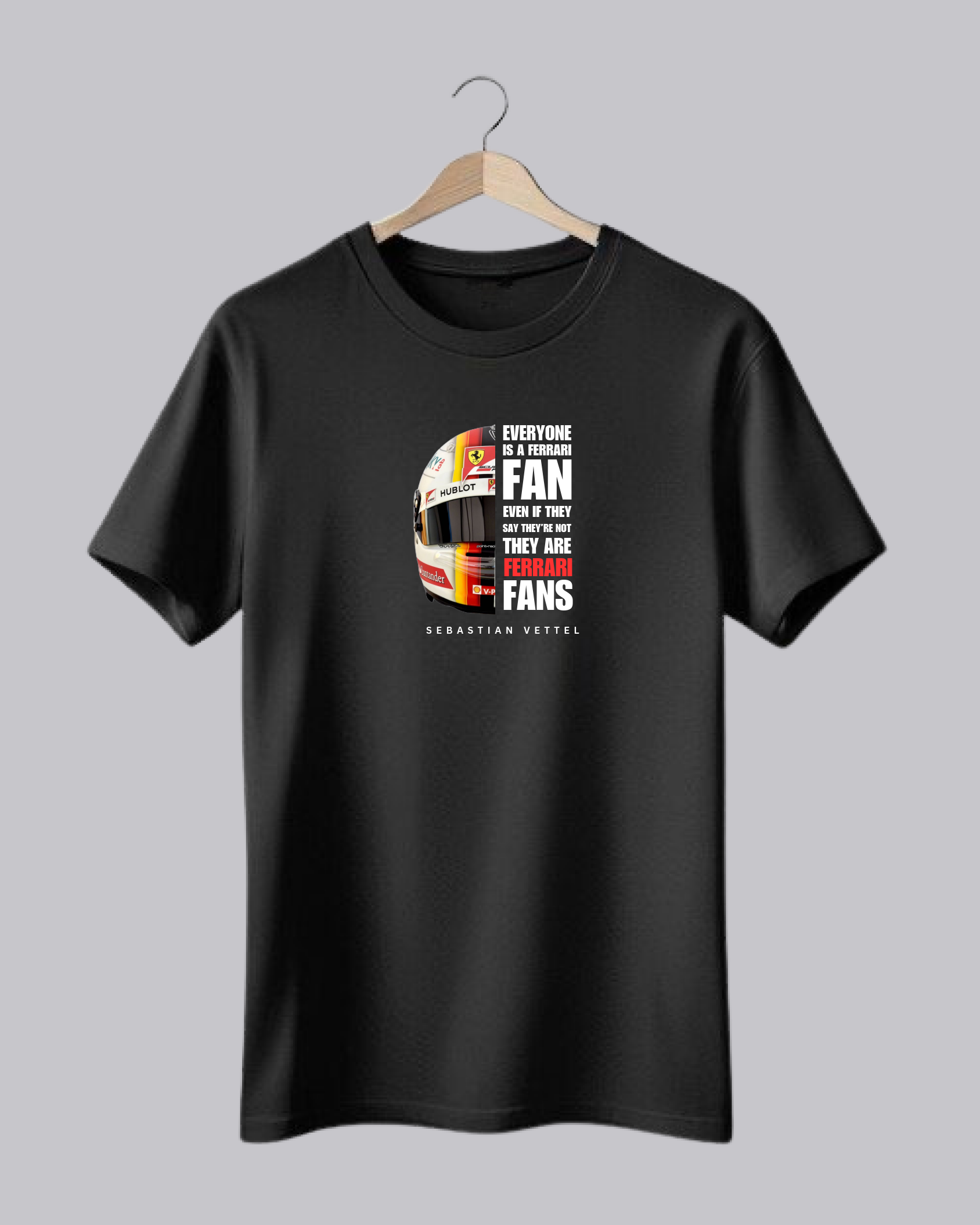 Sebastian Vettel Ferrari Fan T-Shirt