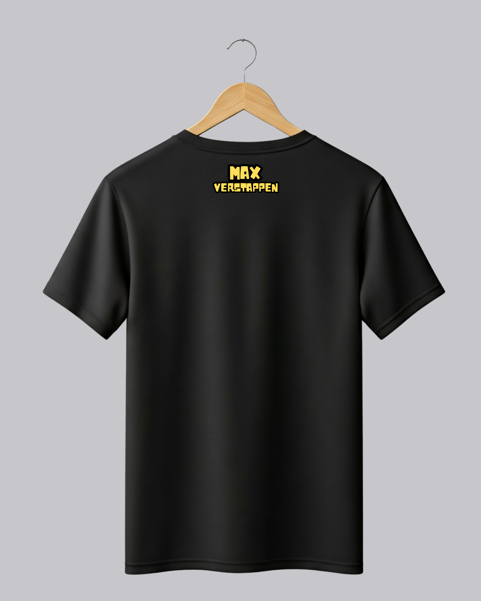 Max Verstappen Champion Racer Black Printed T-Shirt