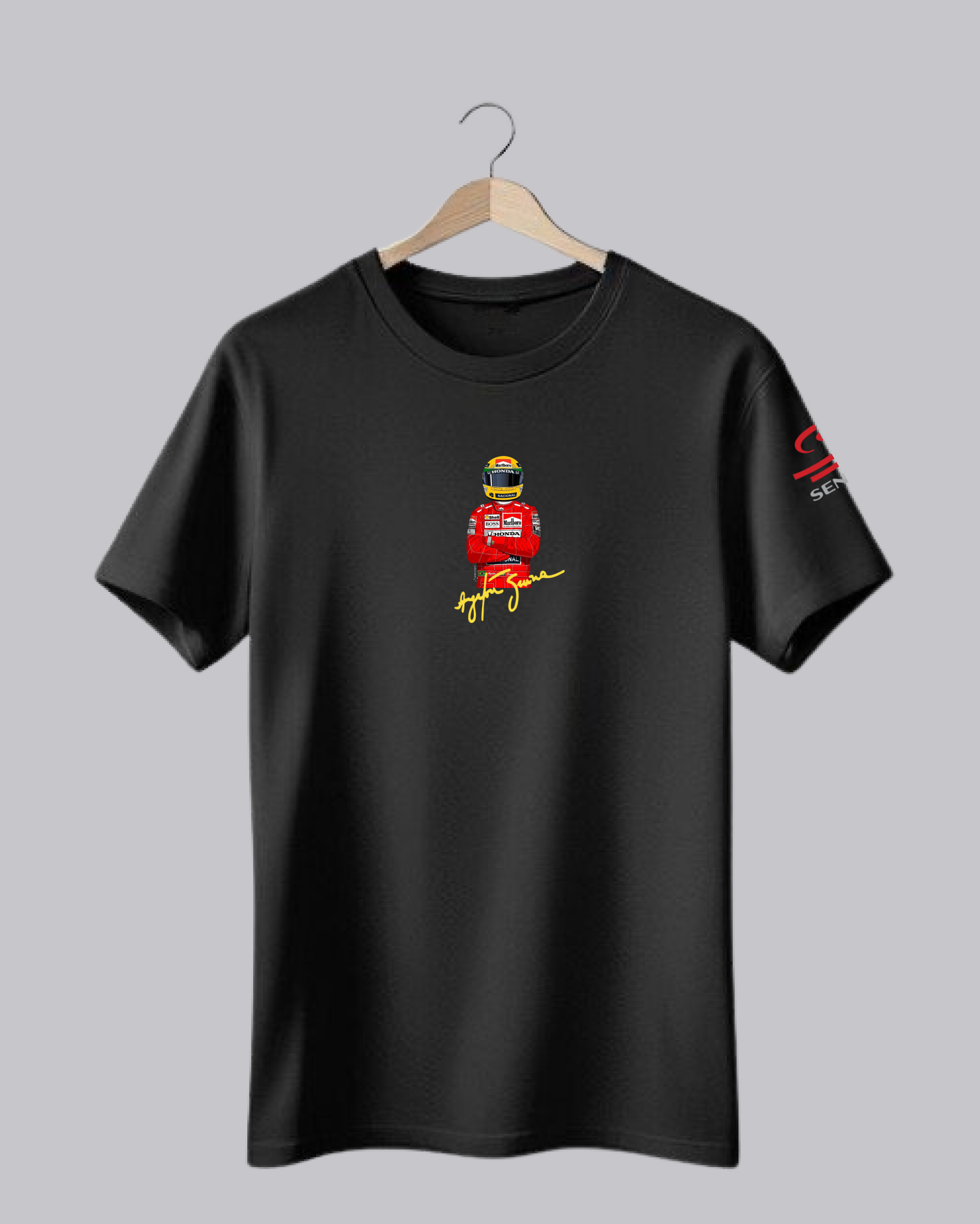 Black Graphic Printed T-Shirt