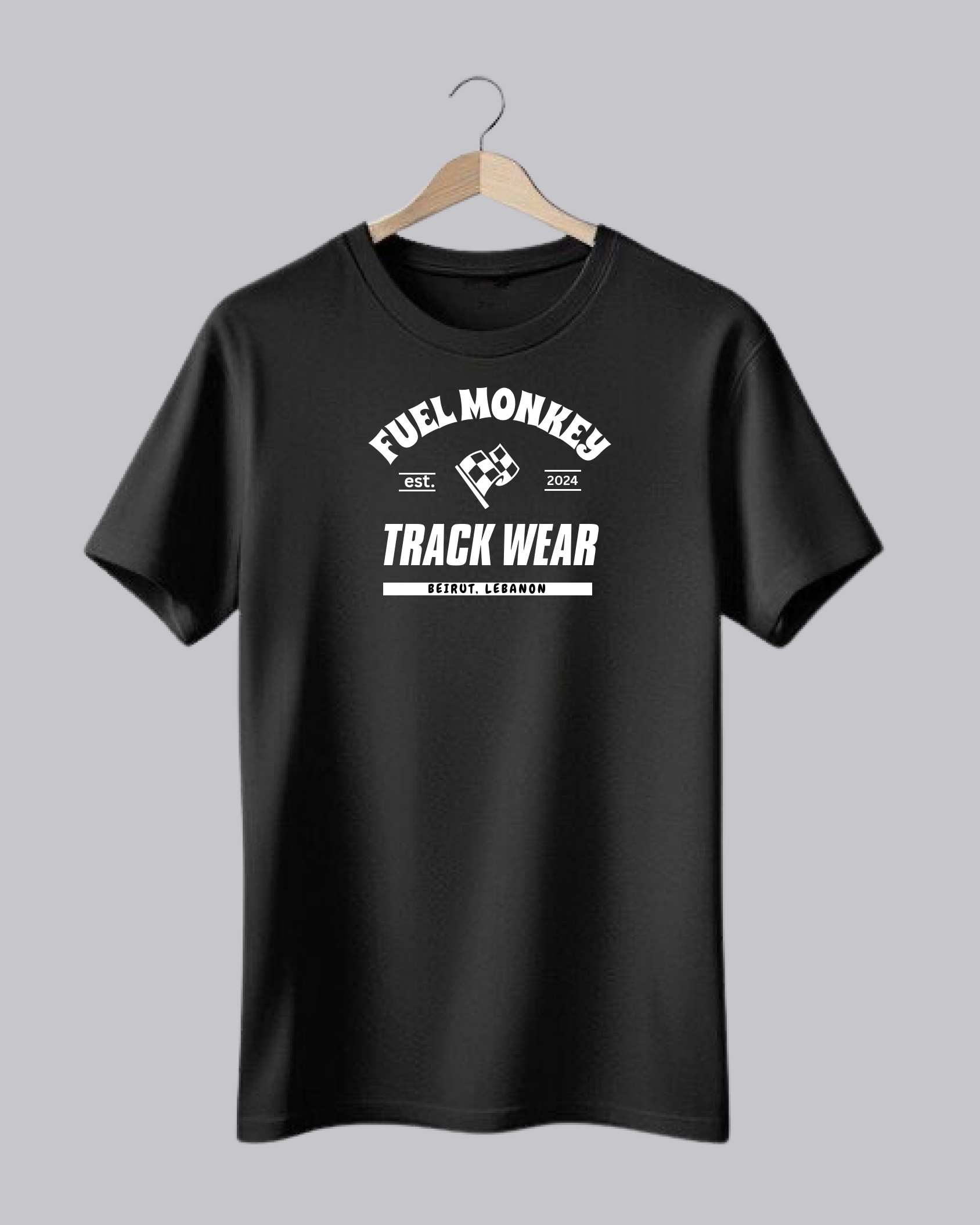 Fuel Monkey Track Wear Printed T-Shirt