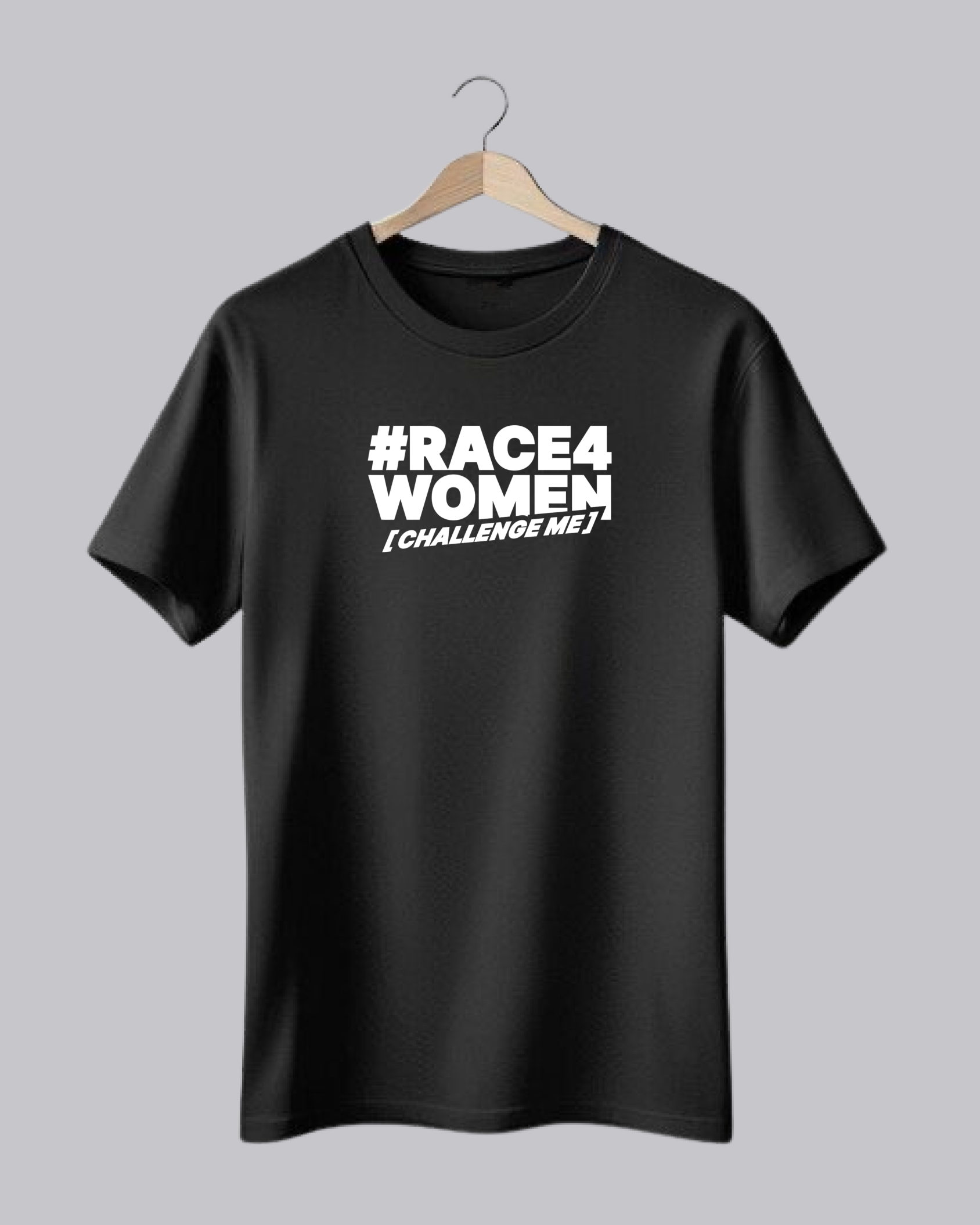 Fuel Monkey Race4Women Challenge Me Black T-Shirt
