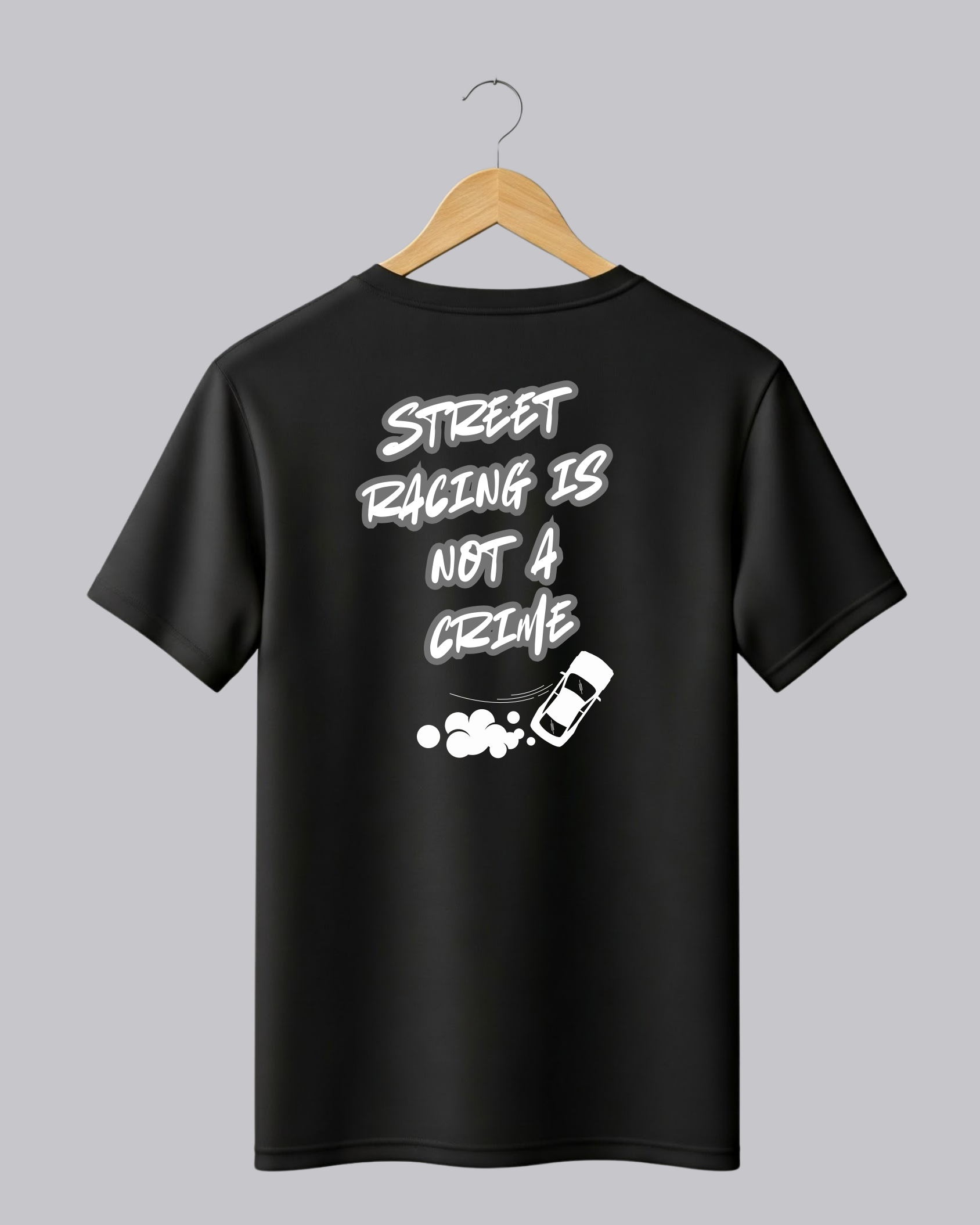 Black Fuel Monkey Printed T-Shirt