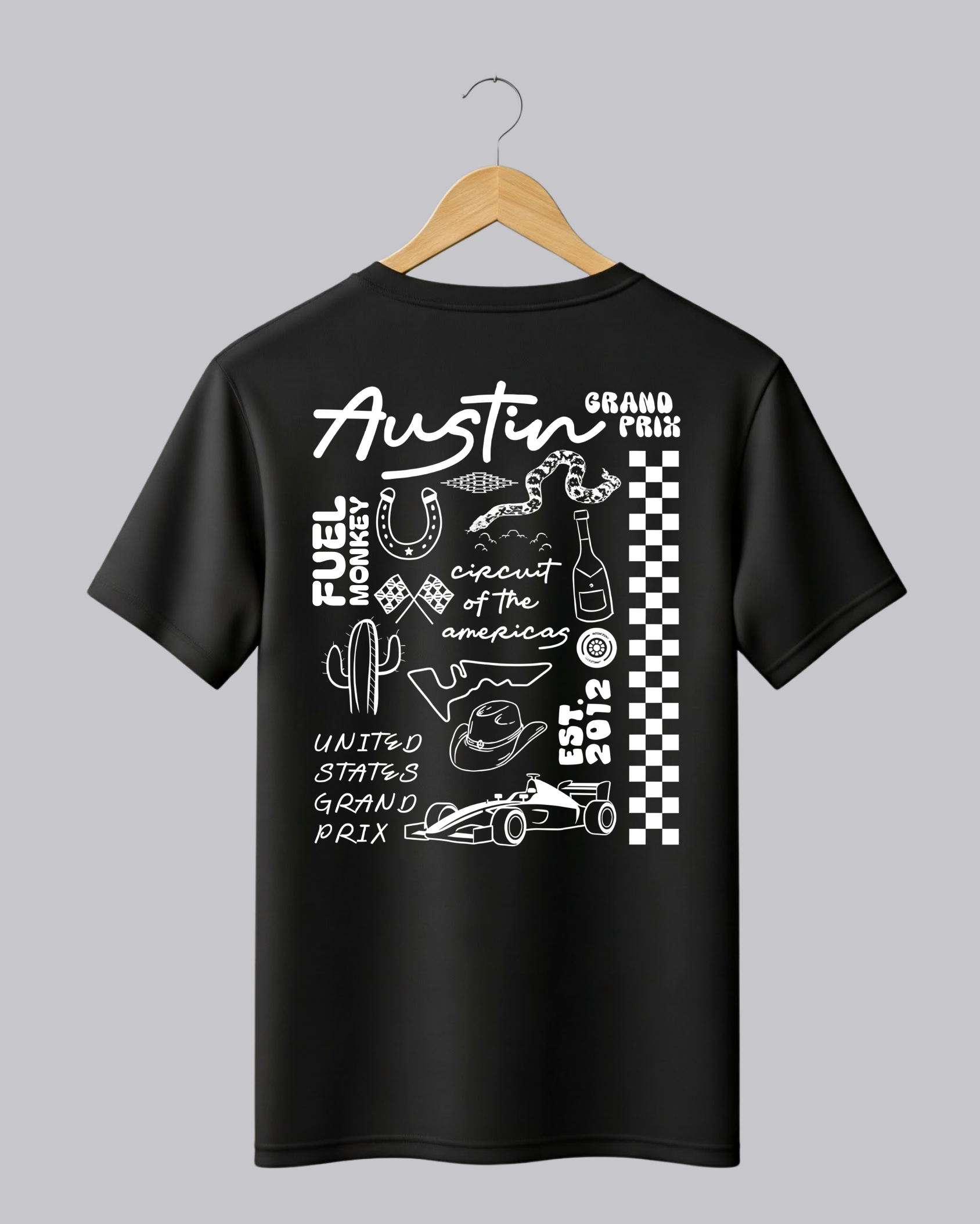 Fuel Monkey Austin Printed T-Shirt