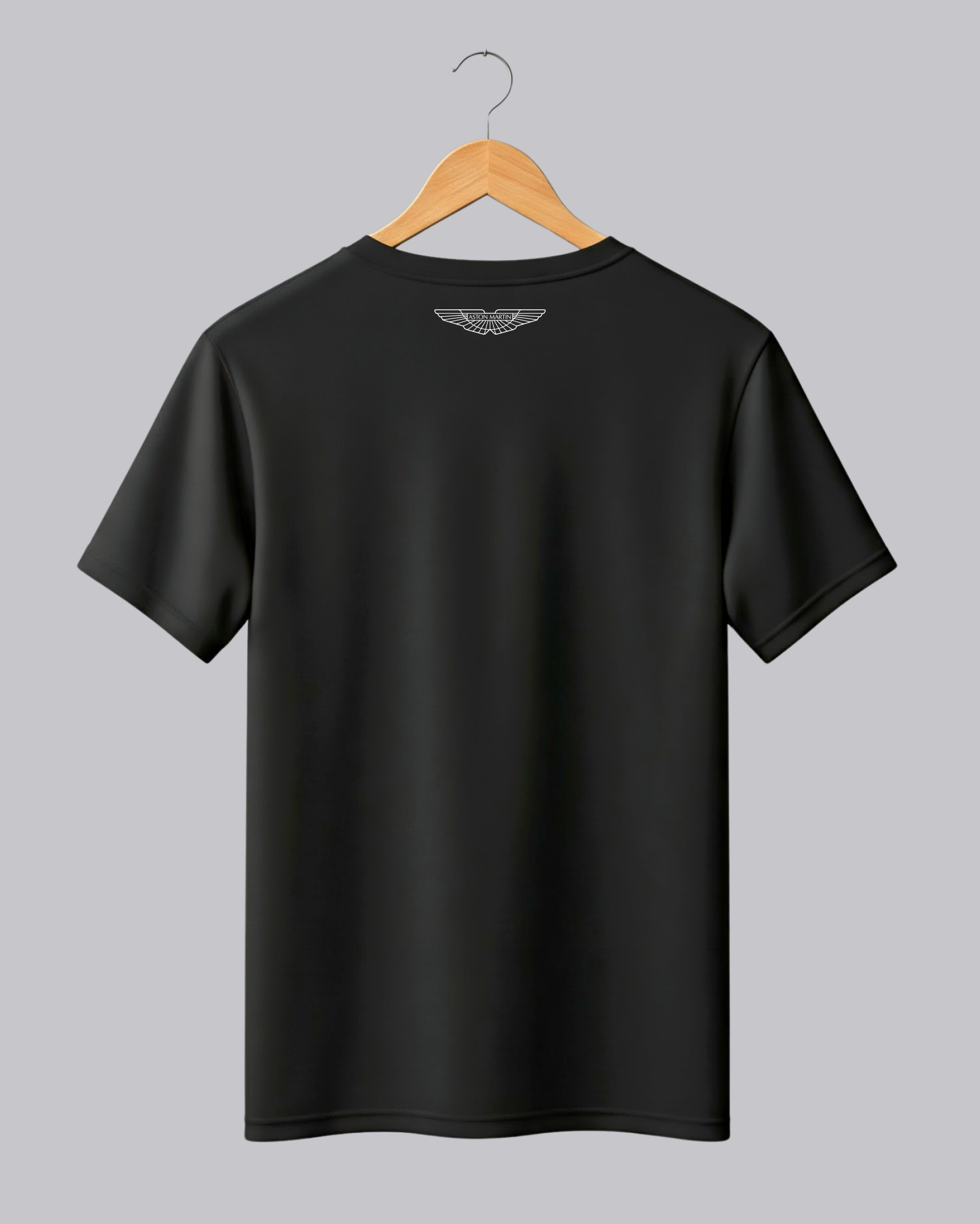 Black Aston Martin Printed T-Shirt