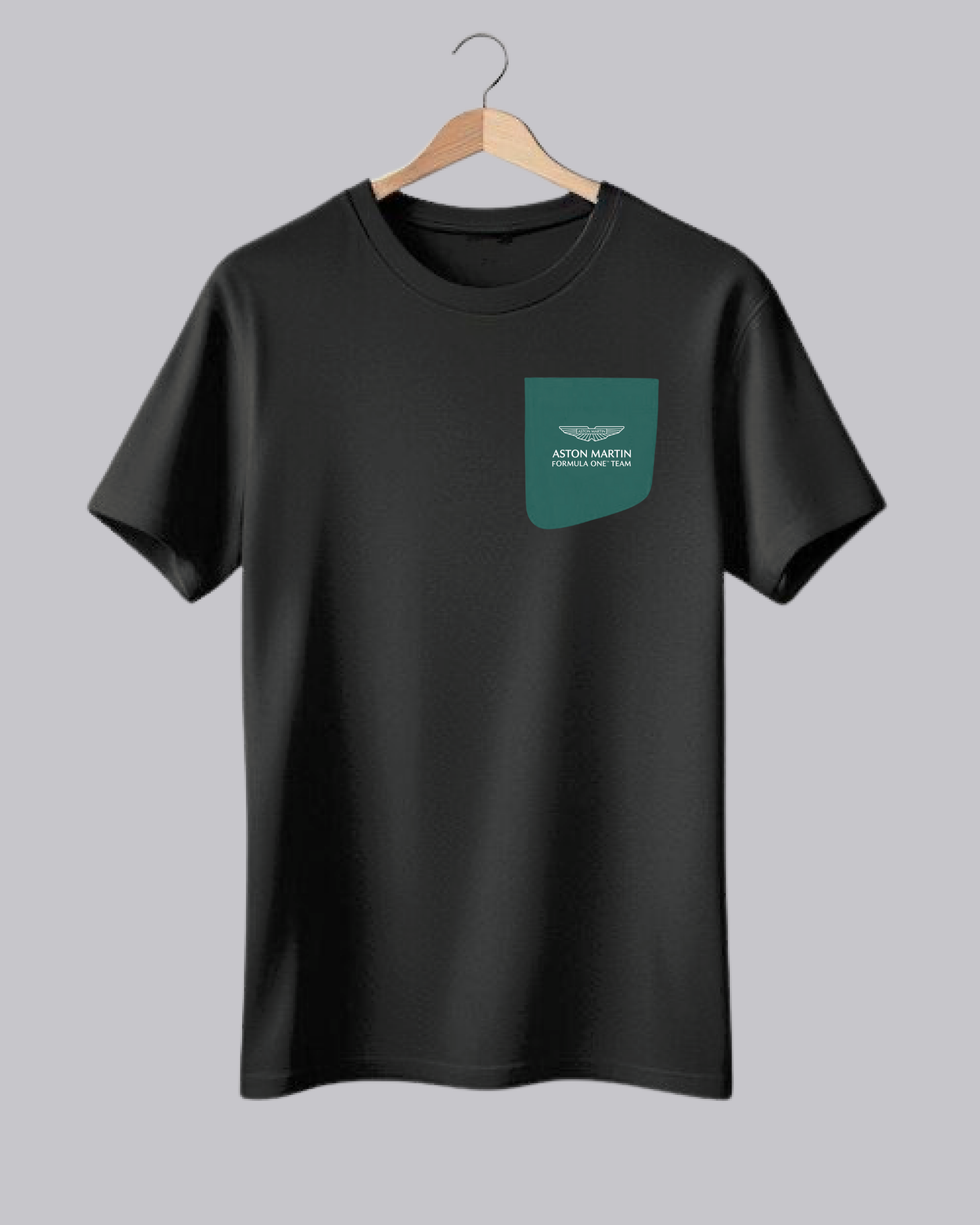 Aston Martin Black Printed T-shirt