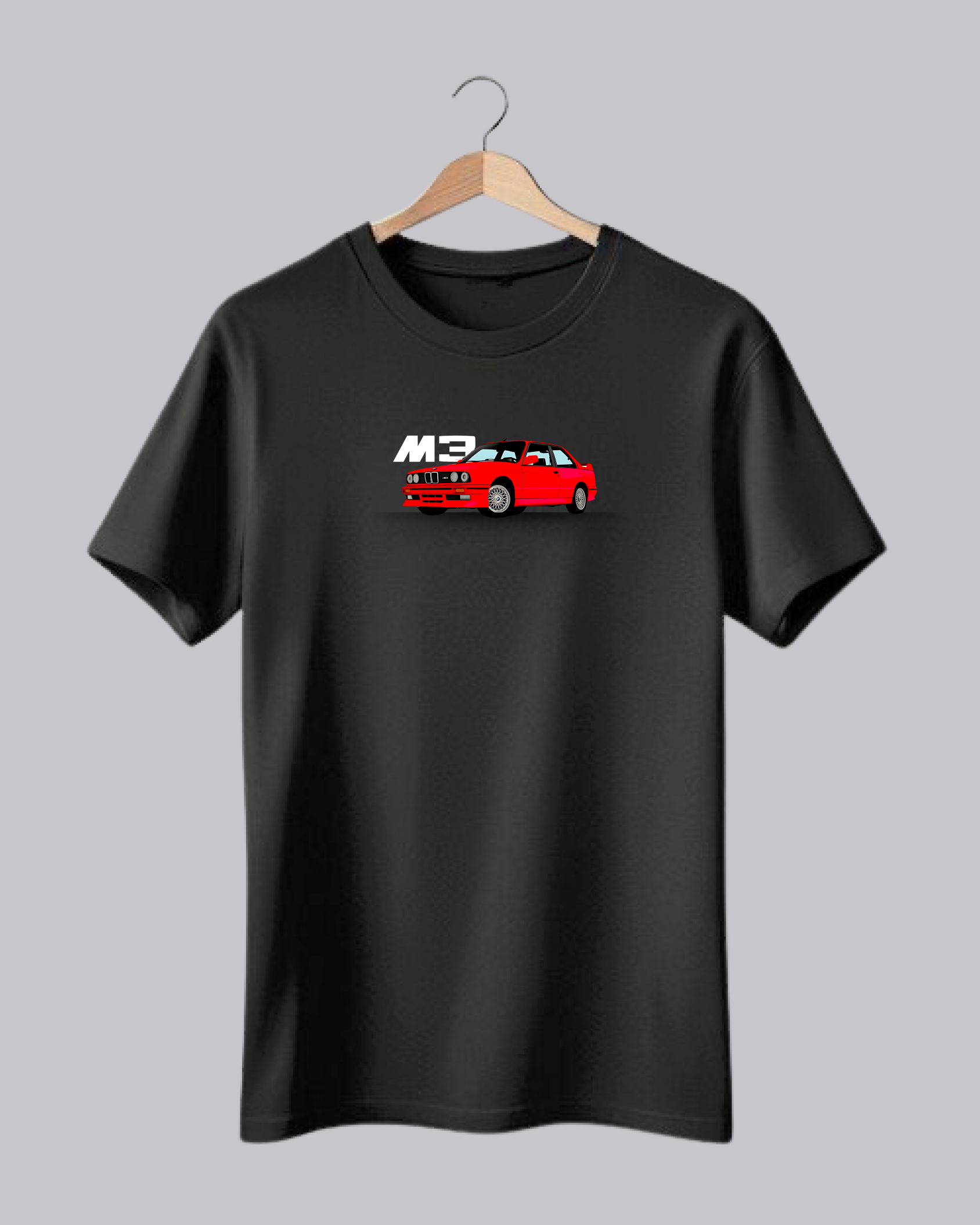 BMW MPower Black T-shirt with Red M3 Design