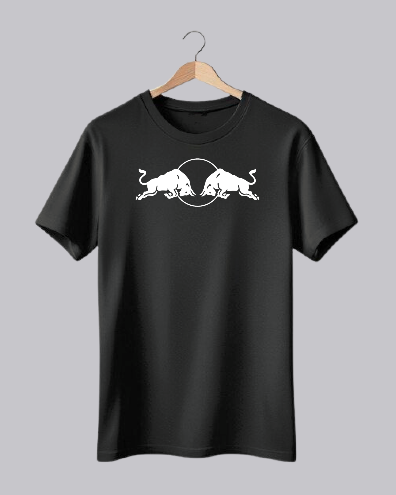 Black Redbull Printed T-Shirt
