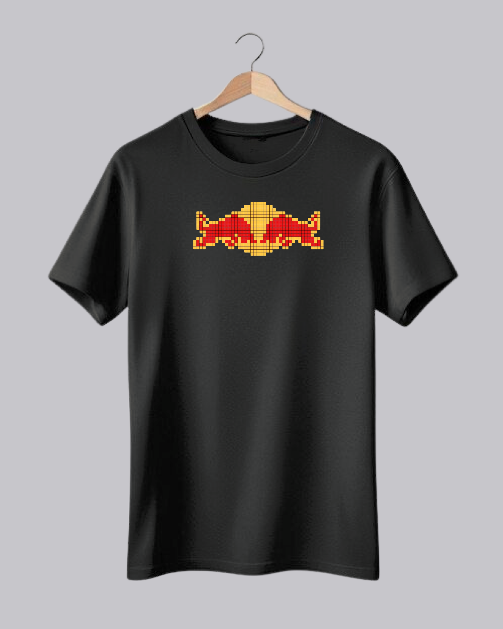 Black Redbull Printed T-Shirt