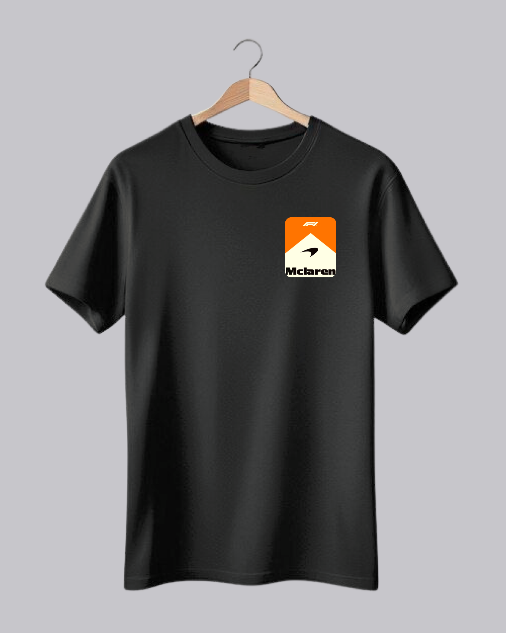 McLaren Black Printed T-Shirt