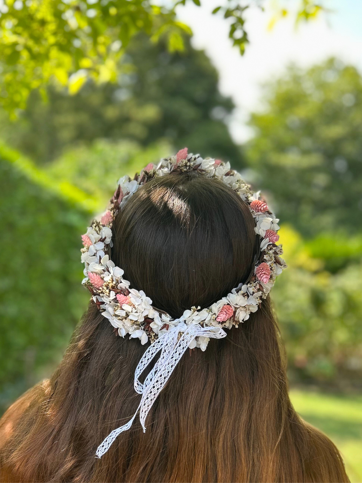 Couronne de fleurs femme