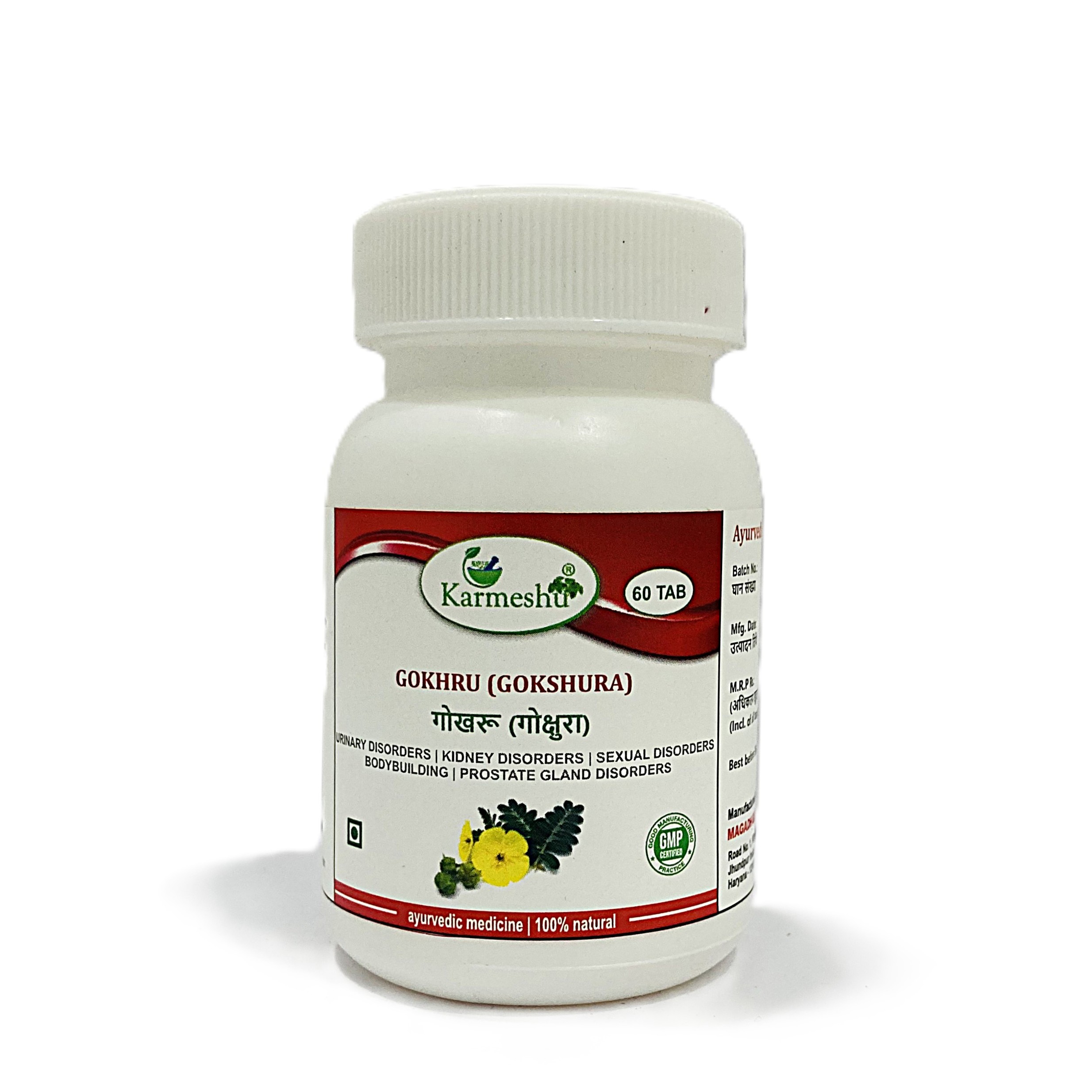 Gokshura | Gokhru | 500mg | 60 Tablet