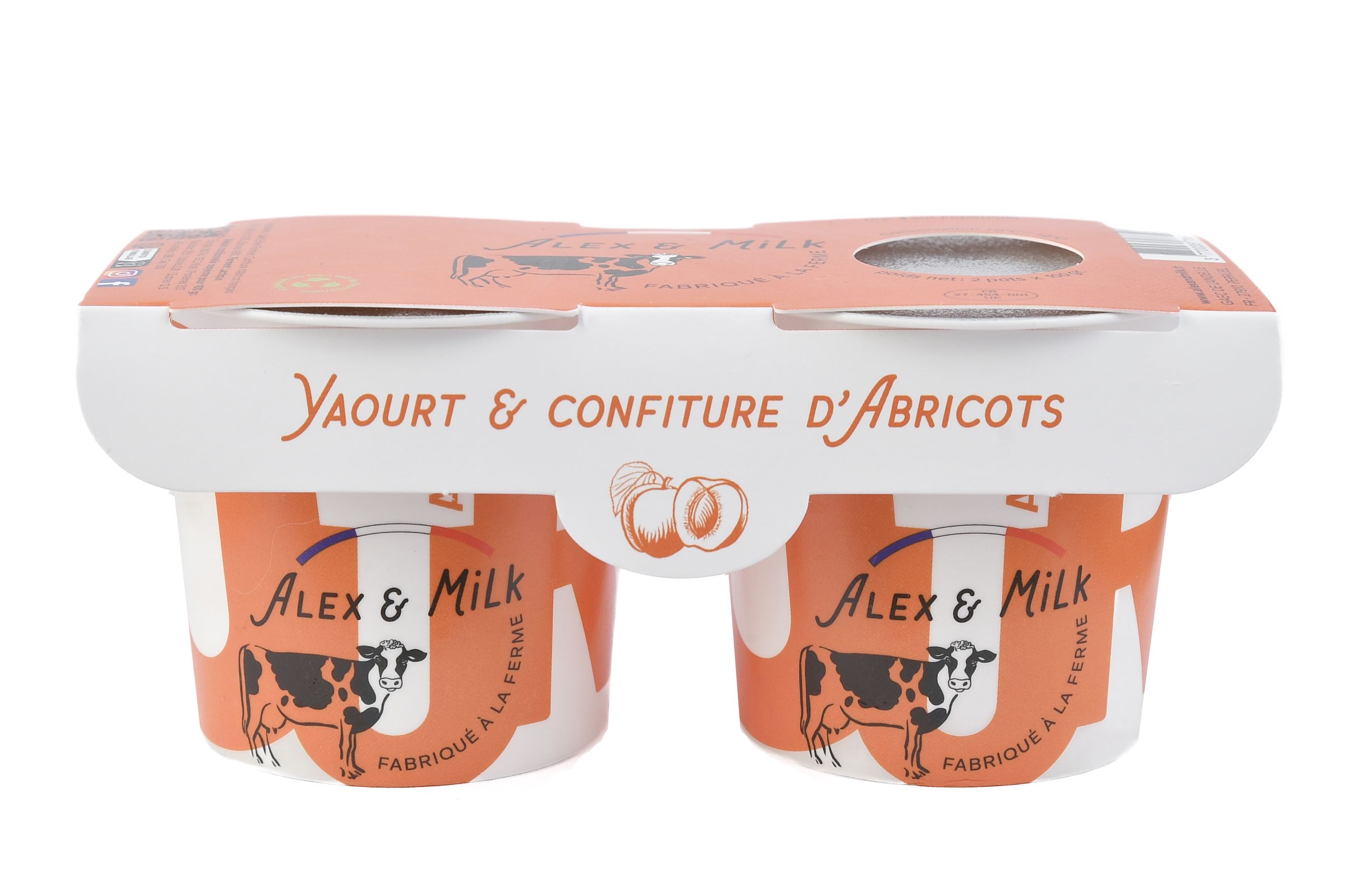 Yaourt  Confiture d'Abricot