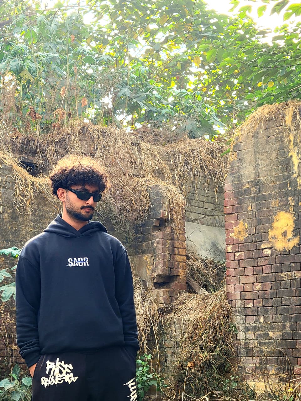 Sabr Oversized Hoodie (Black) 