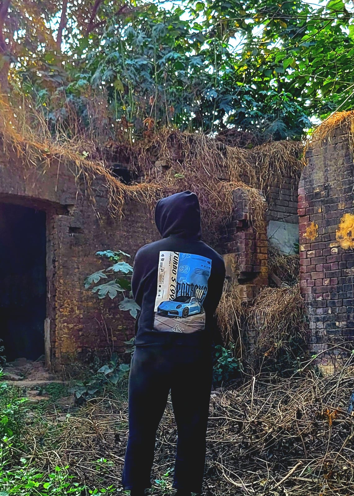 Porsche 911 Oversized Hoodie (Black)