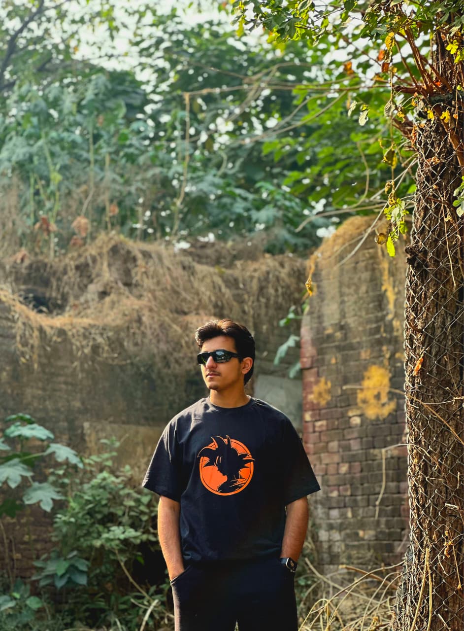 Goku Oversized T-Shirt (Black) 