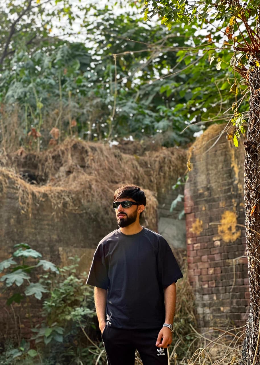 Plain Oversized T-Shirt (Black)