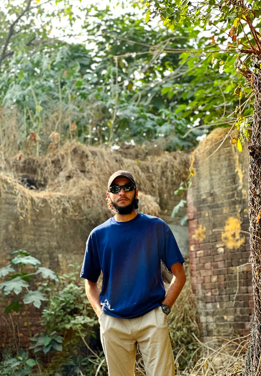 Plain Oversized T-Shirt (Navy Blue)