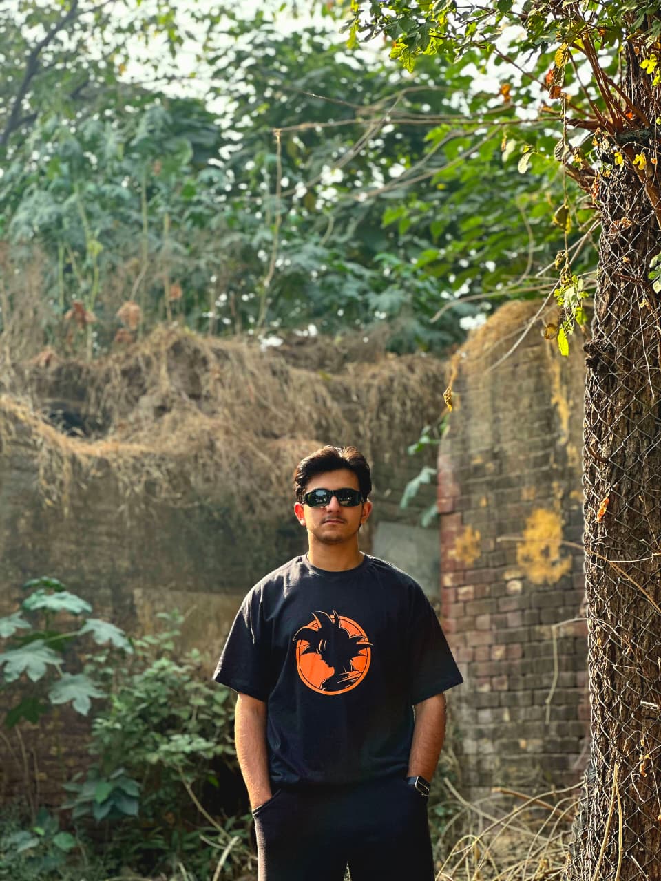 Goku Oversized T-Shirt (Black) 