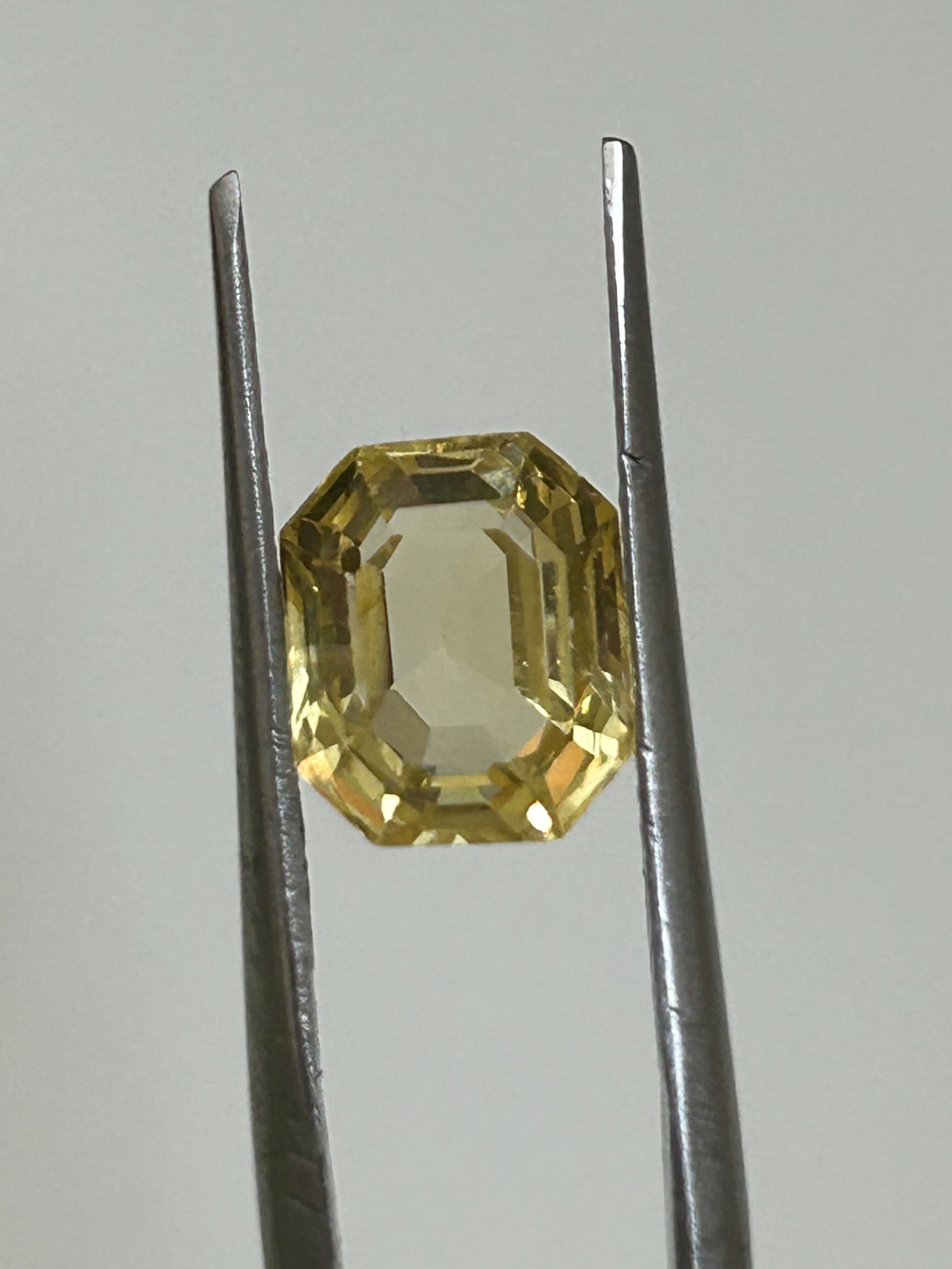 Natural 4 Carat Yellow Sapphire Gemstone