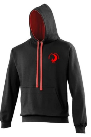 Black Hoodie with Newport Saracens RFC Logo