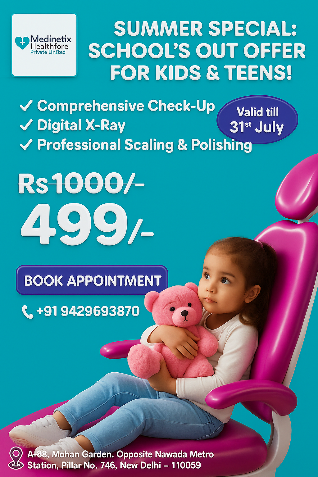 Summer Special: School’s Out Offer for Kids & Teens