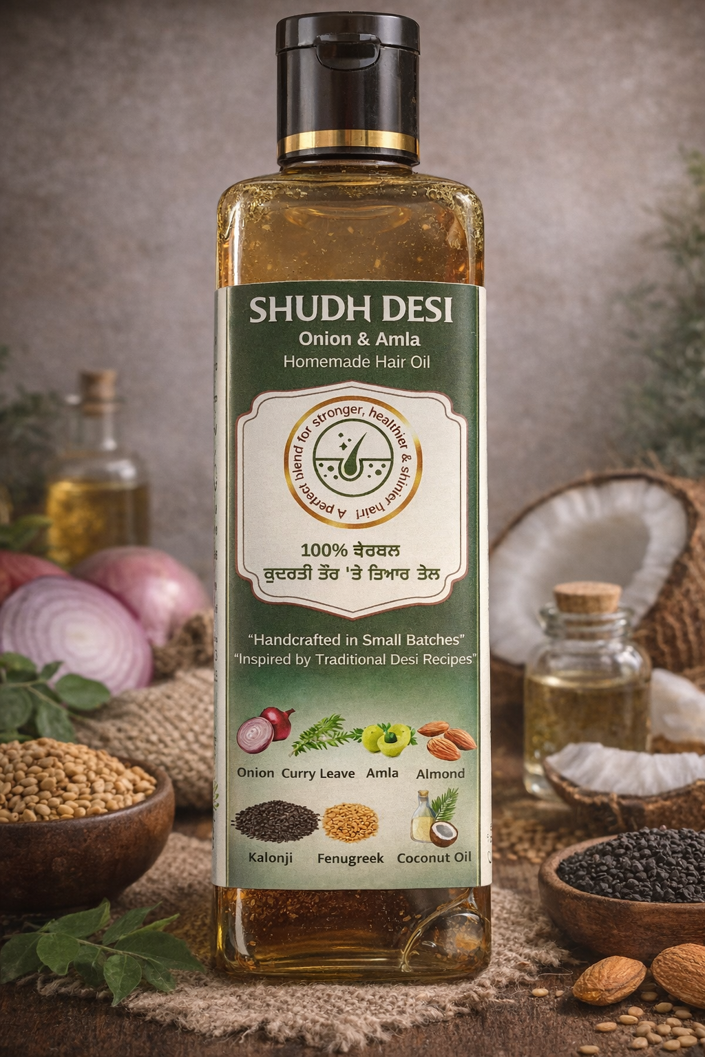Shudh Desi Onion & Amla Hair Oil