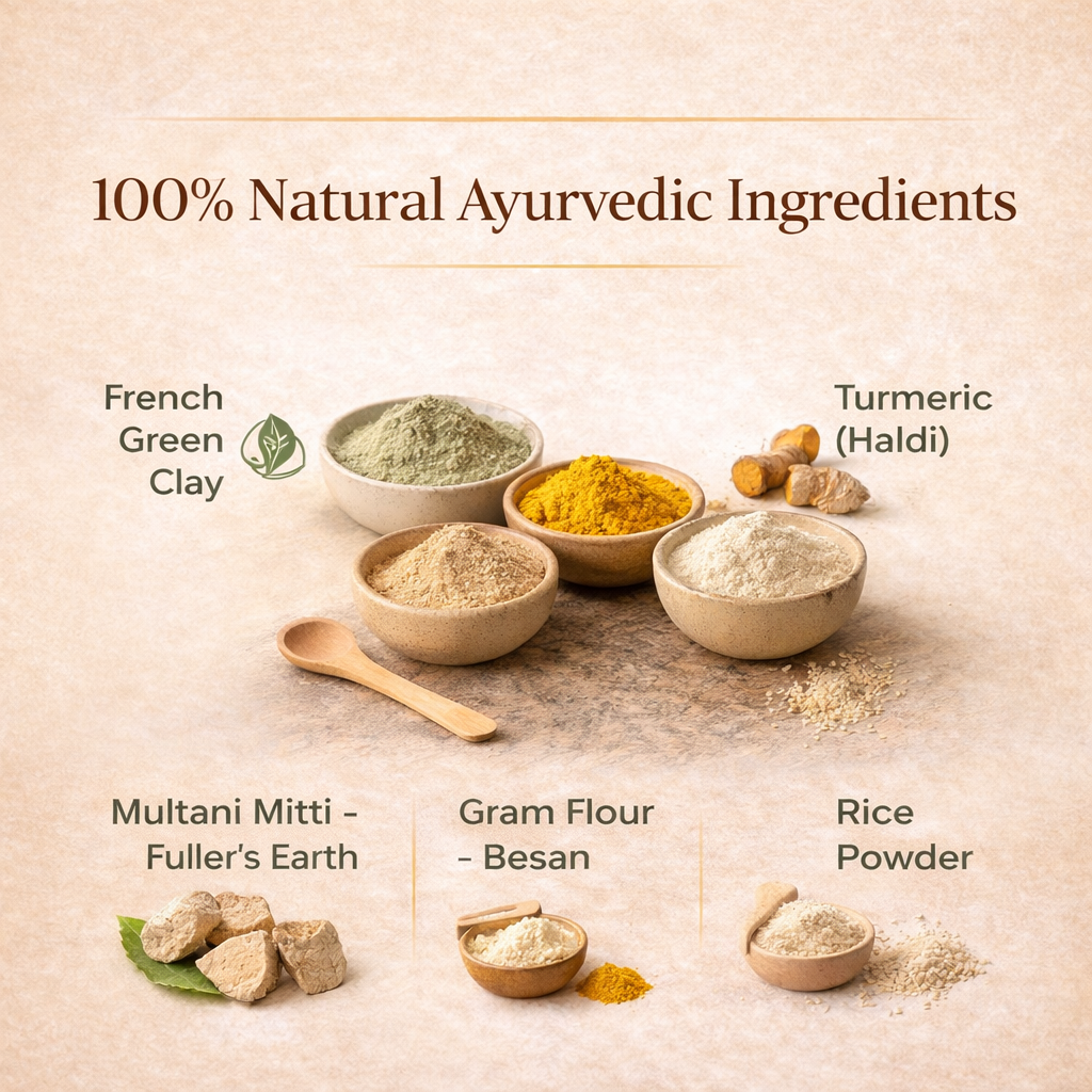 Shuddh Mitti Herbal Face Pack Powder