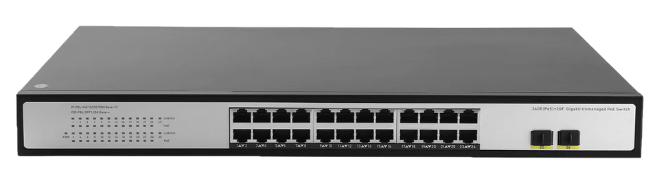 JideTech Gigabit 26-port PoE switch