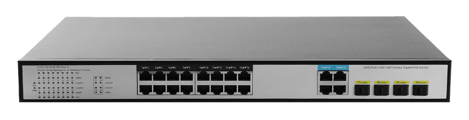  Gigabit 20-port PoE switch 