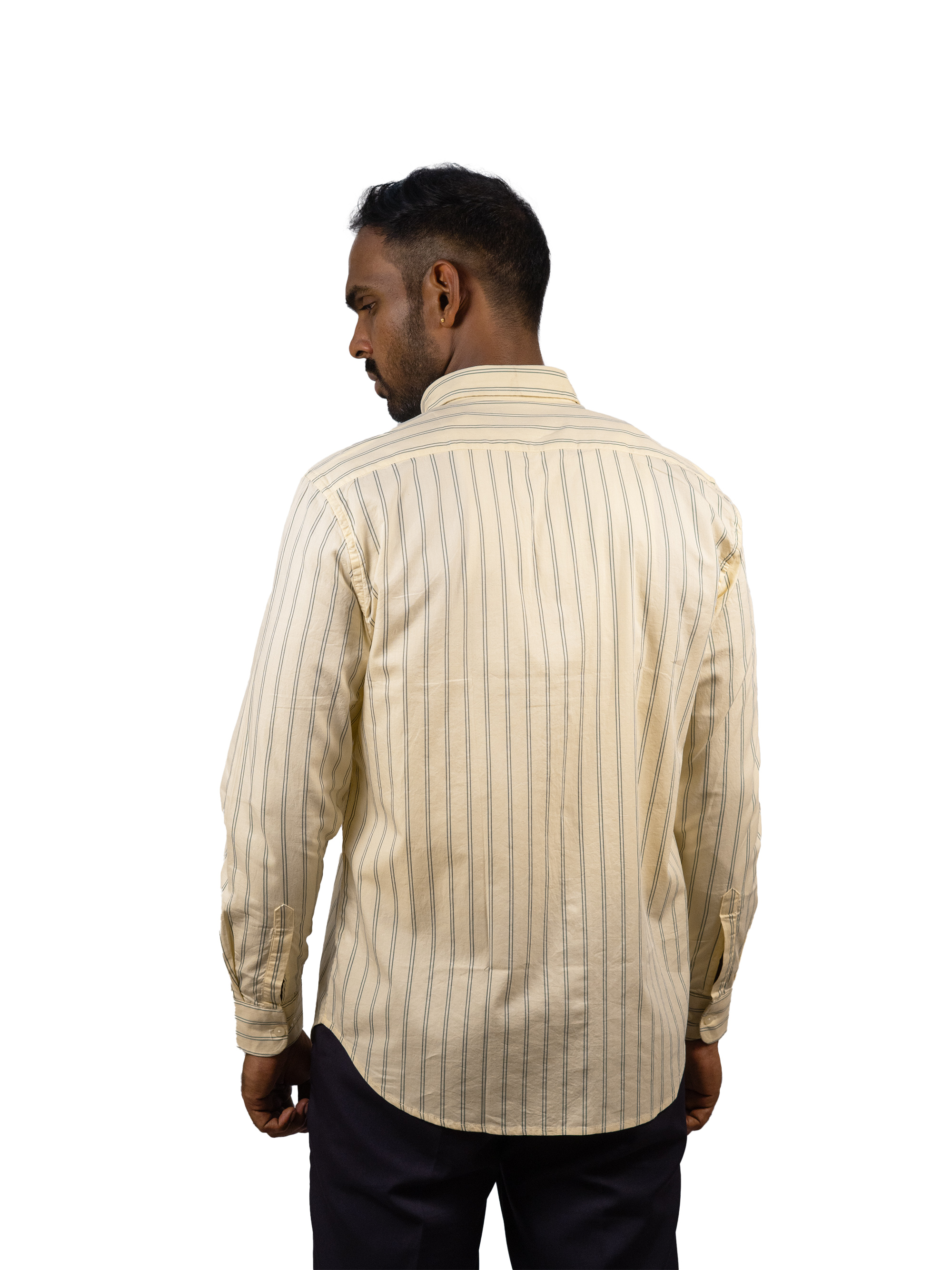 Beige Striped Shirt