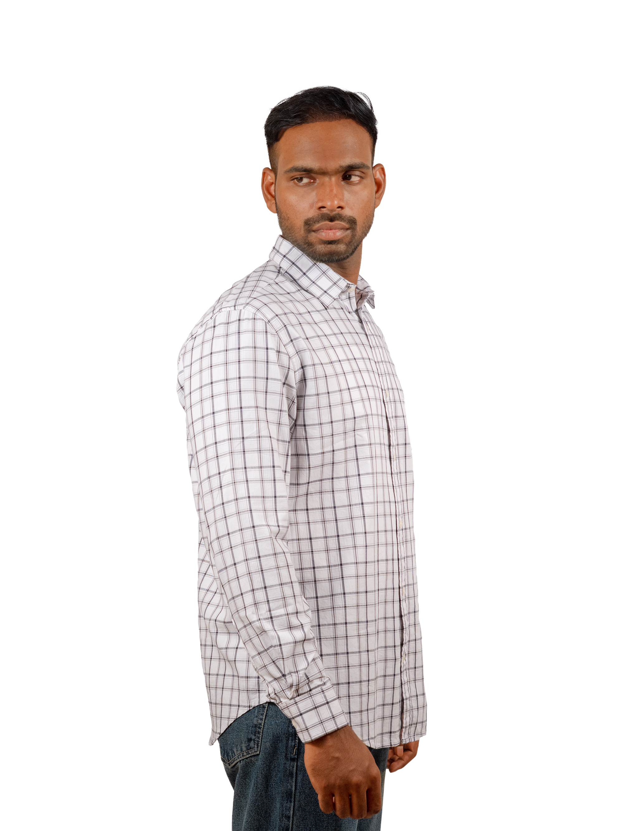 Men's Checkered Casual Shirt