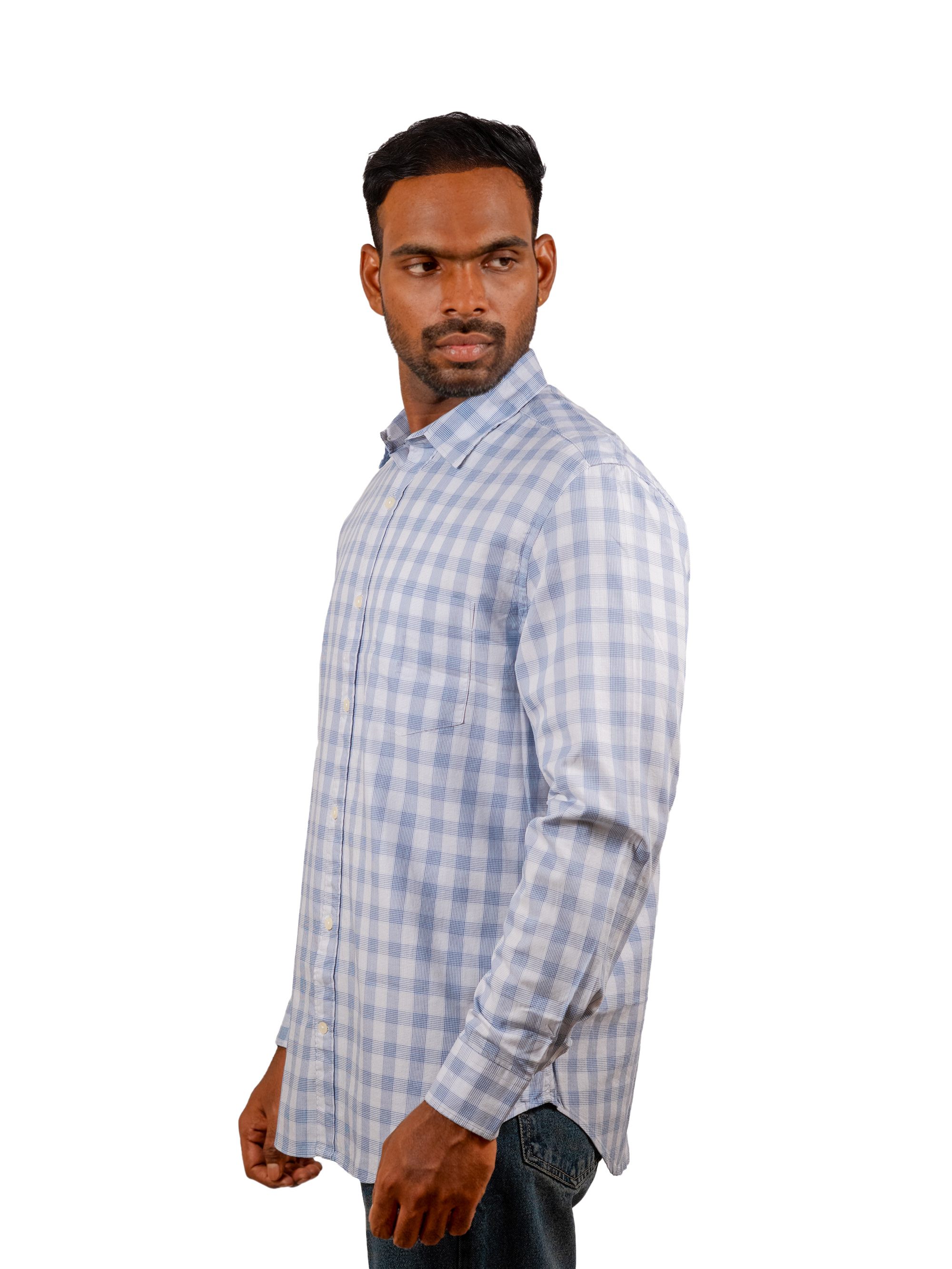 Blue Mist Check Shirt 