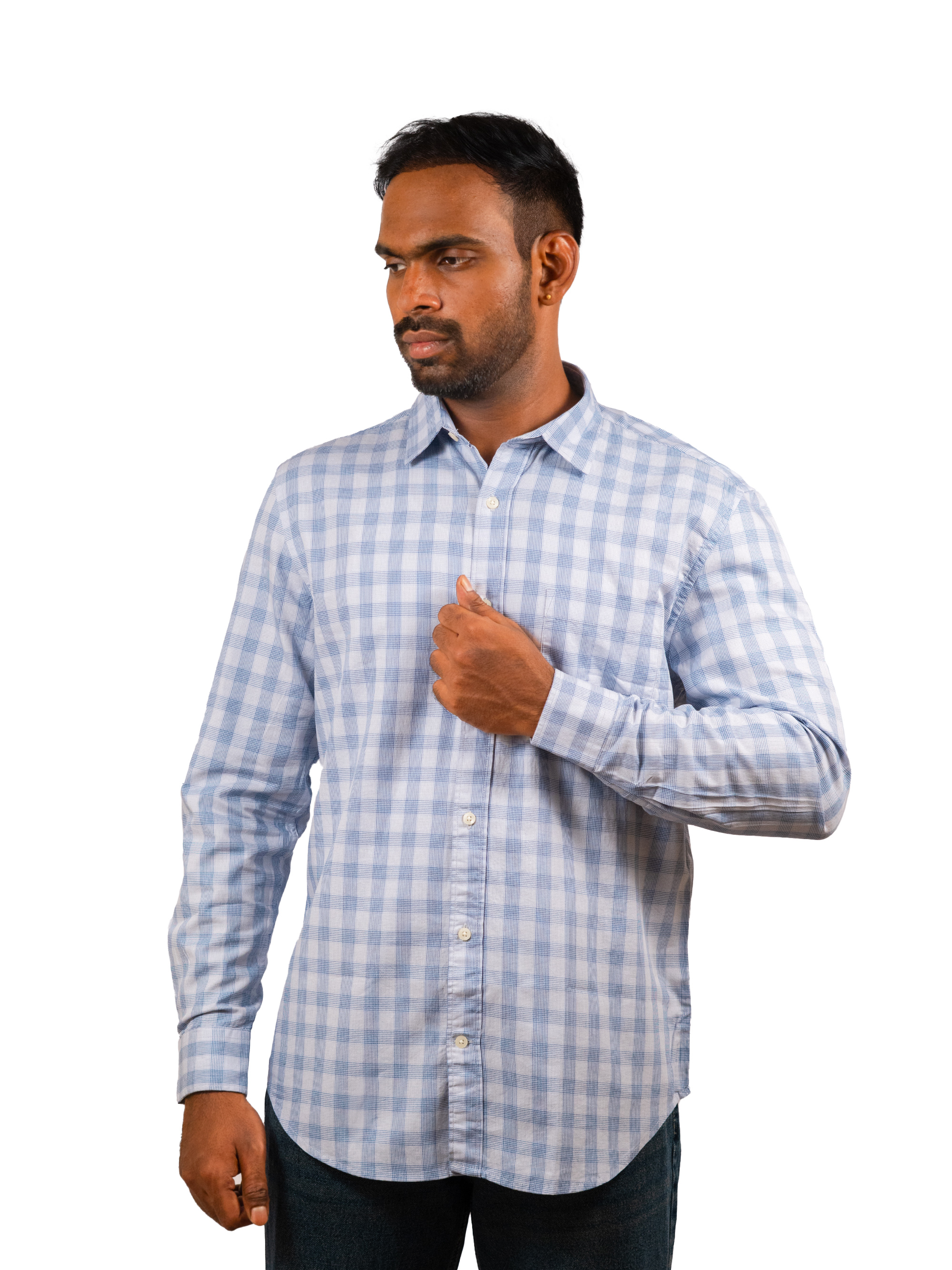 Blue Mist Check Shirt