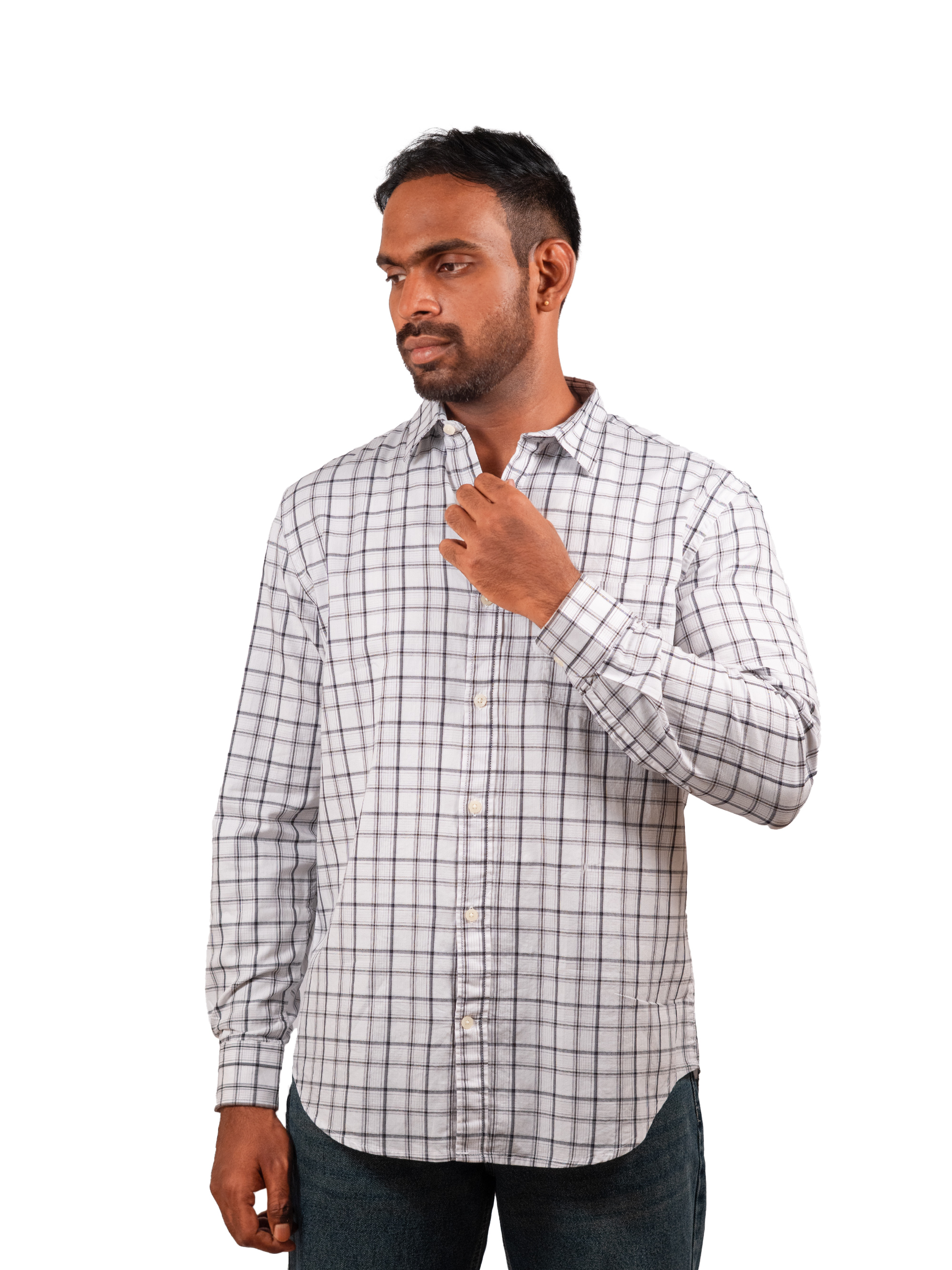 Men's Checkered Casual Shirt