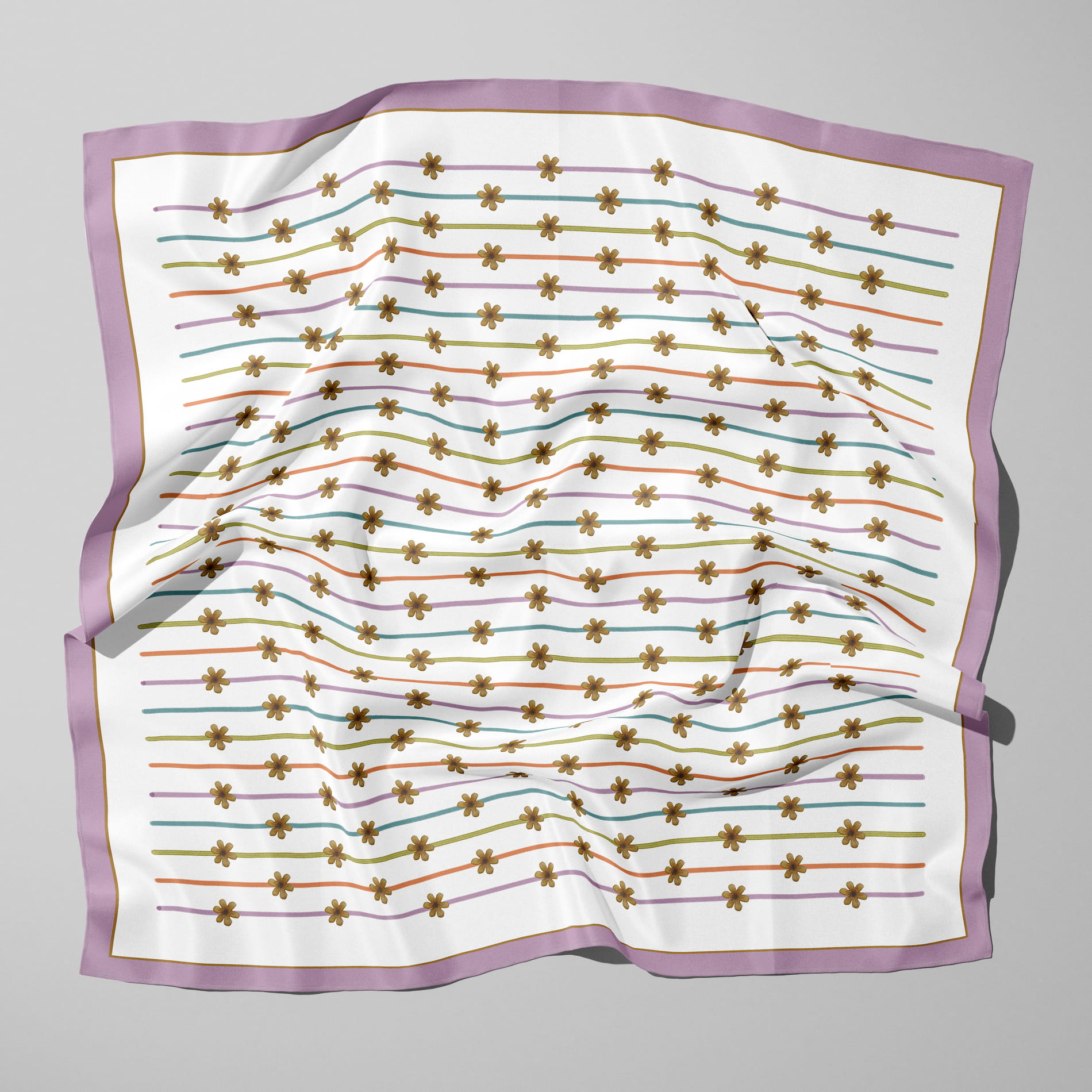 LENÇO SPRING - SEDA TWILL