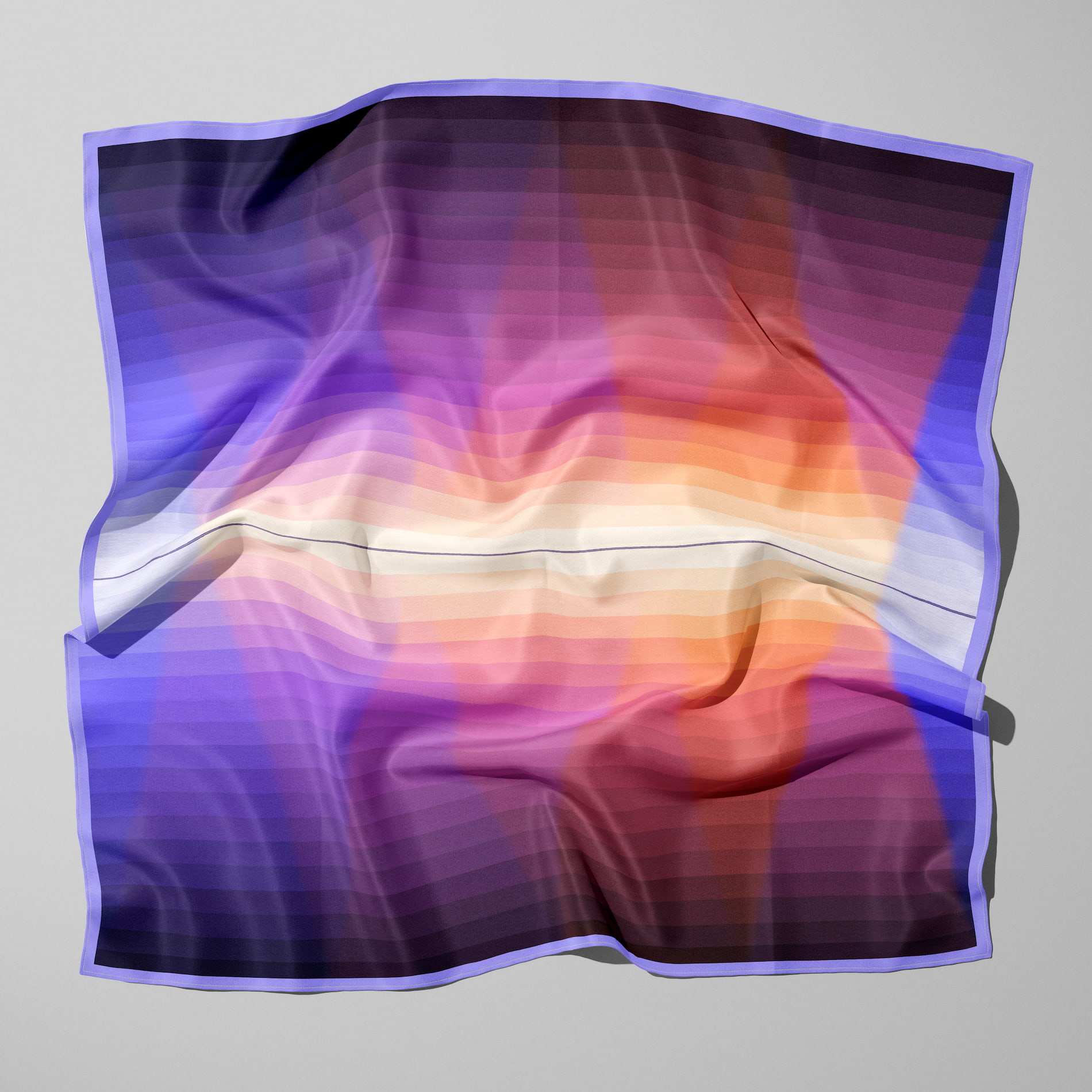 LENÇO ALVOR - SEDA TWILL