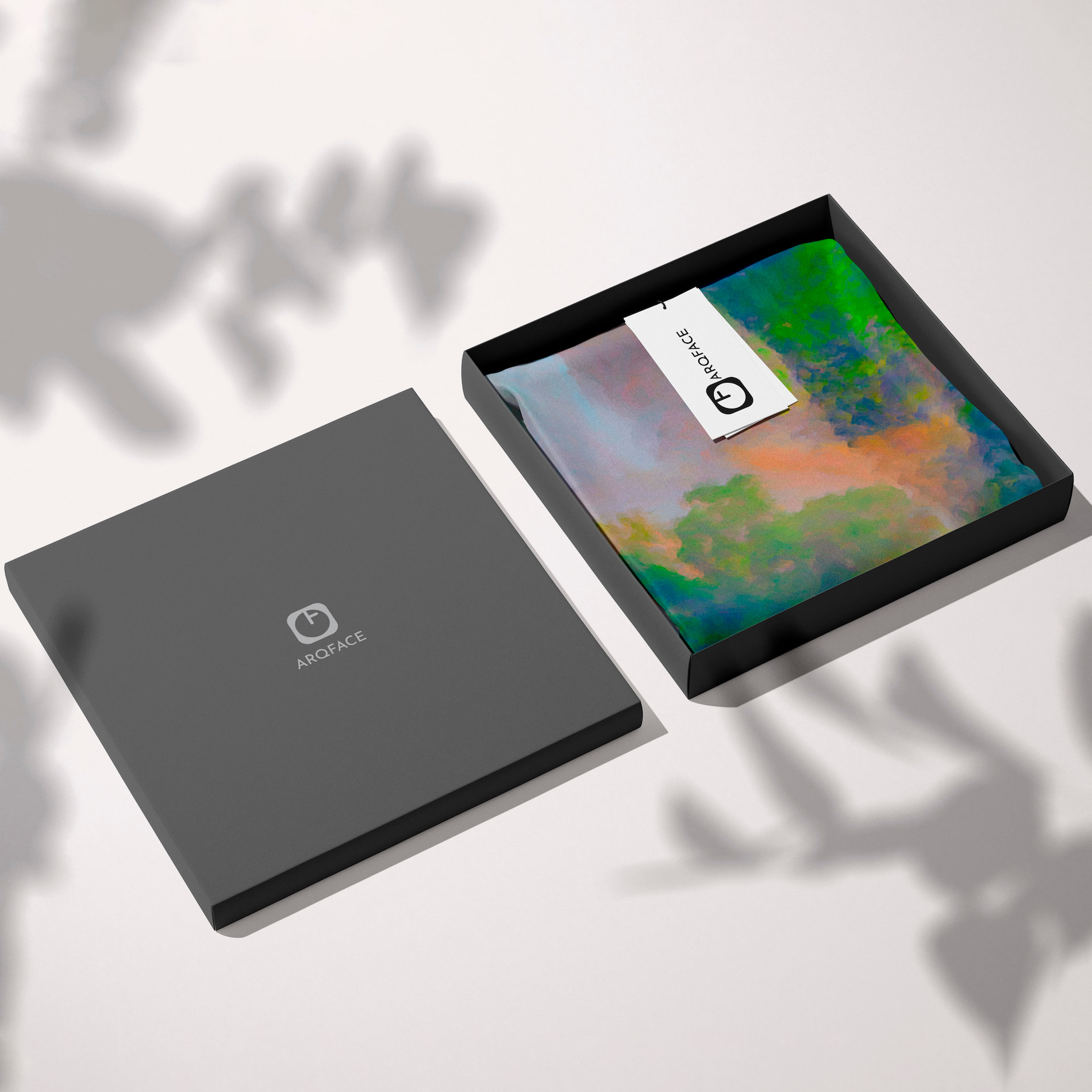 LENÇO PAISAGEM IMAGINÁRIA II - SEDA TWILL