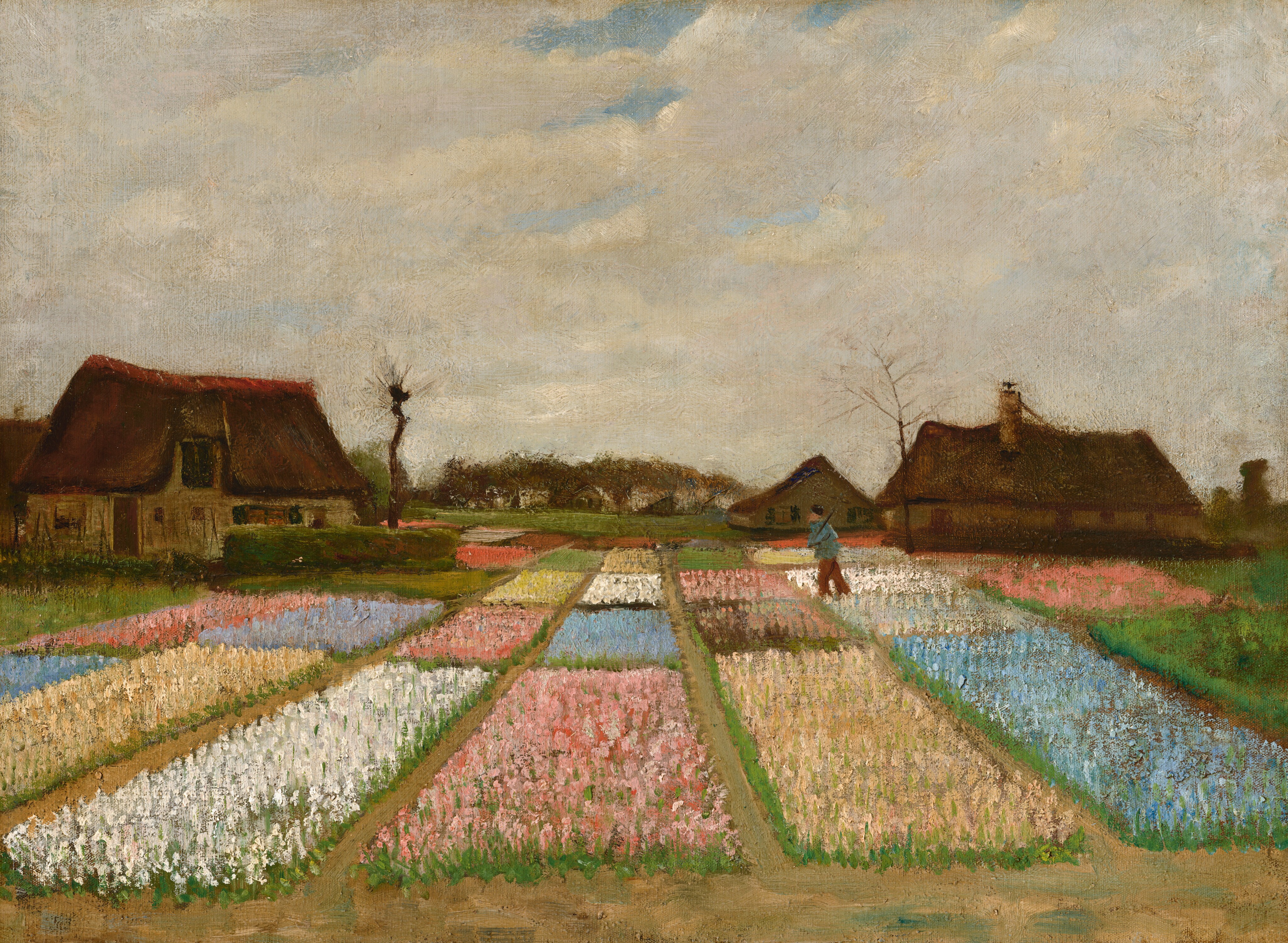 Flower Beds in Holland c. 1883  Vincent van Gogh Painter, Dutch, 1853 - 1890