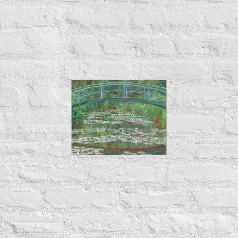 The Japanese Footbridge, Painted in 1899, By Claude Monet