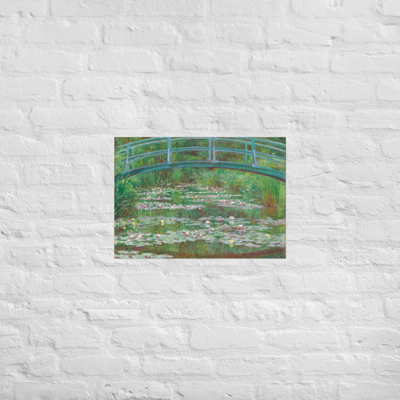 The Japanese Footbridge, Painted in 1899, By Claude Monet