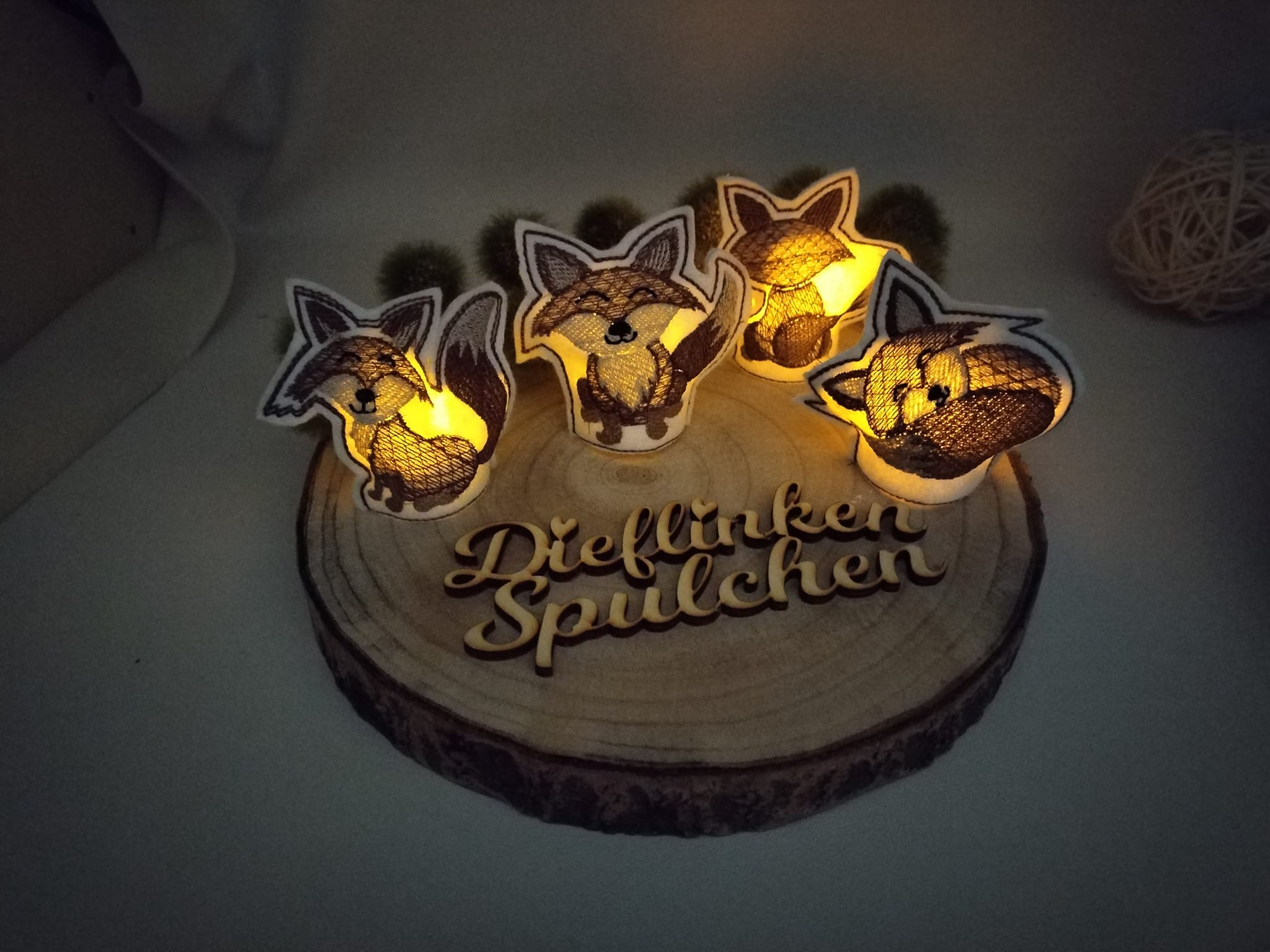 Stickdatei ITH LED Teelicht Cover Füchse 2