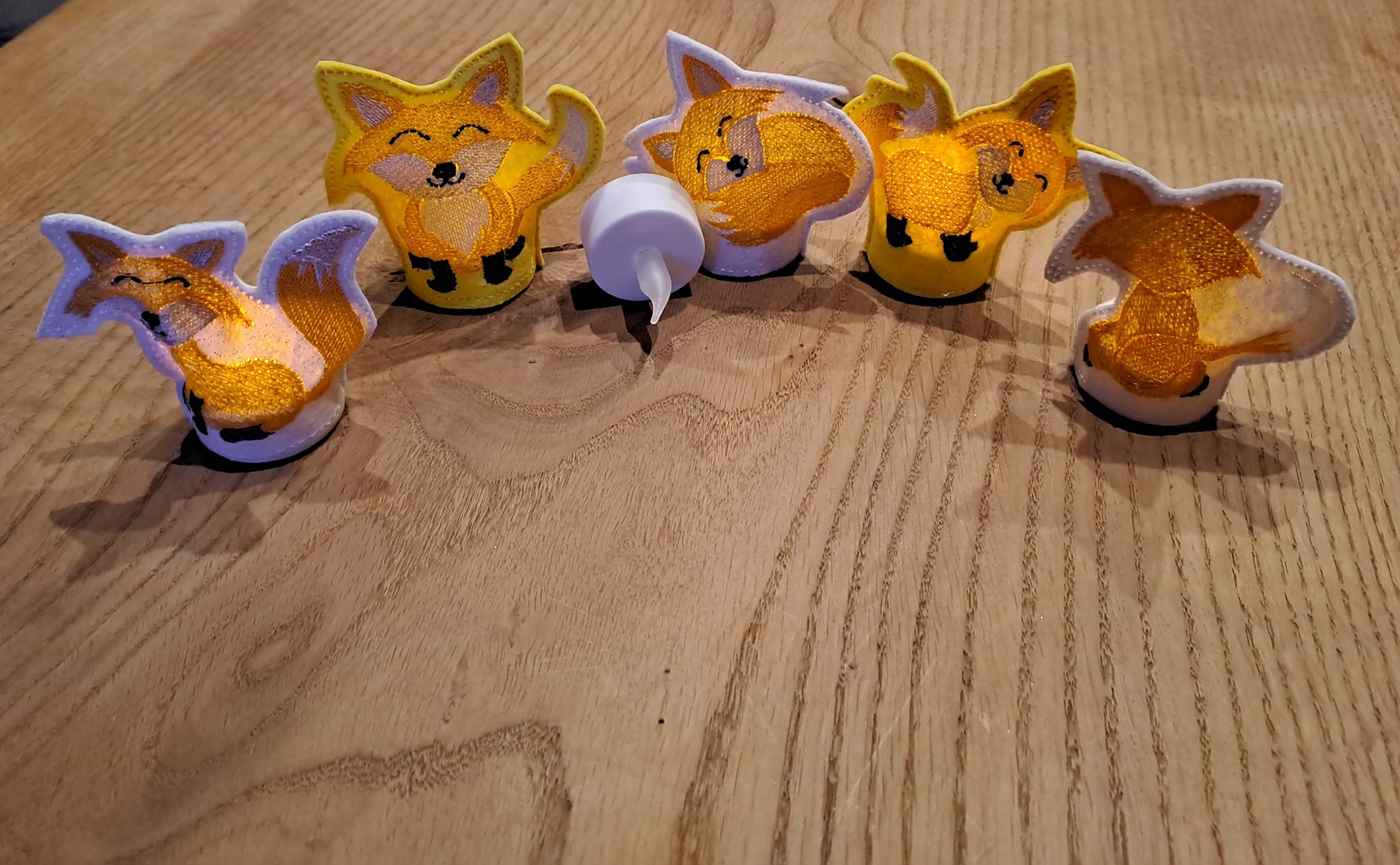 Stickdatei ITH LED Teelicht Cover Füchse 2