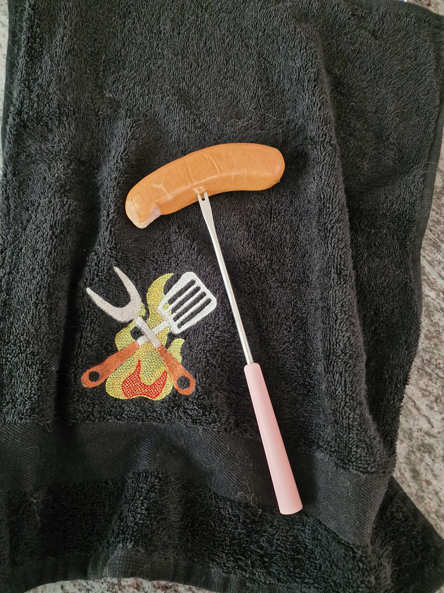 Stickdatei Vollstick Grillbesteck