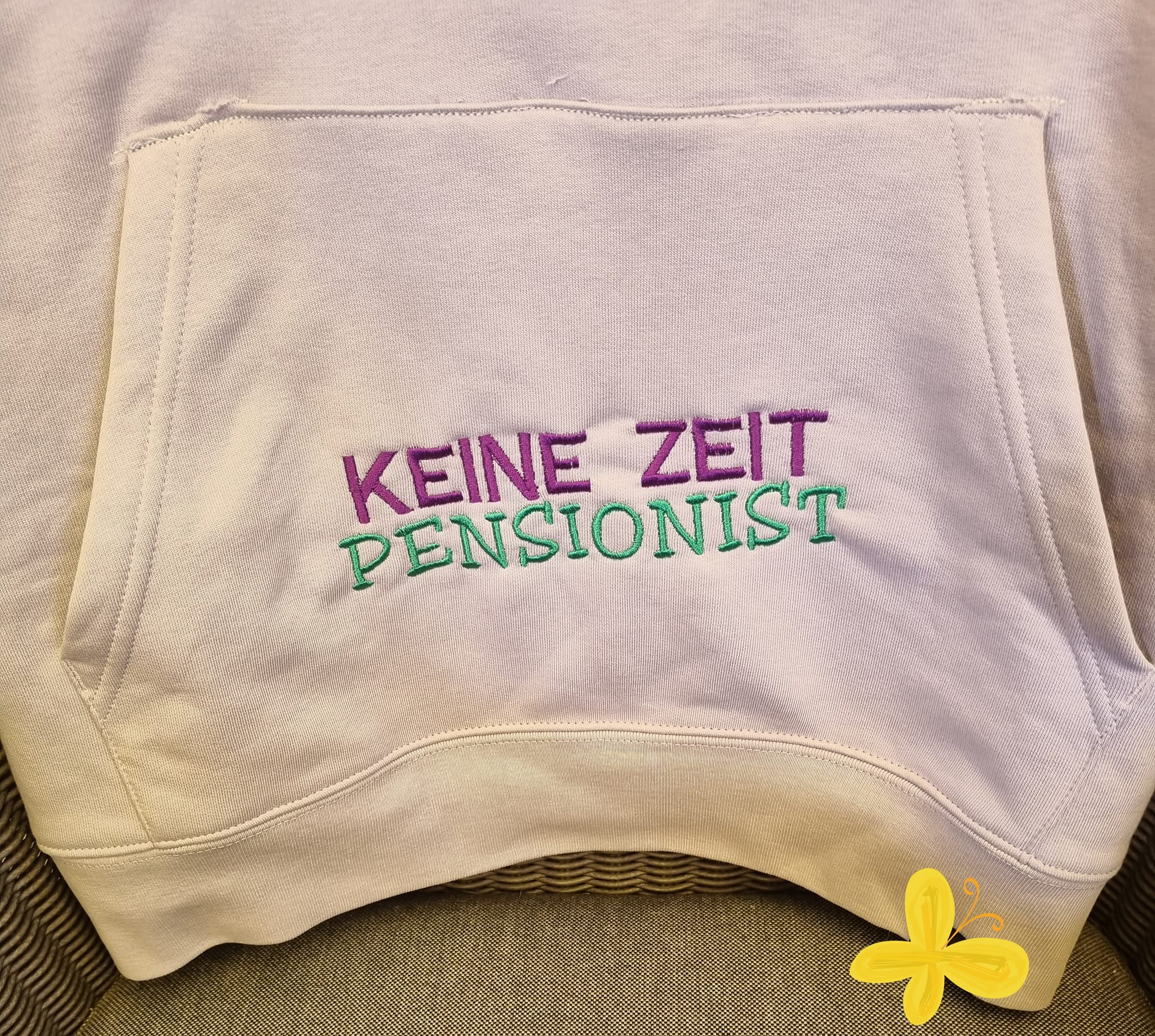 Stickdatei Spruche " Pension " ( Rente )