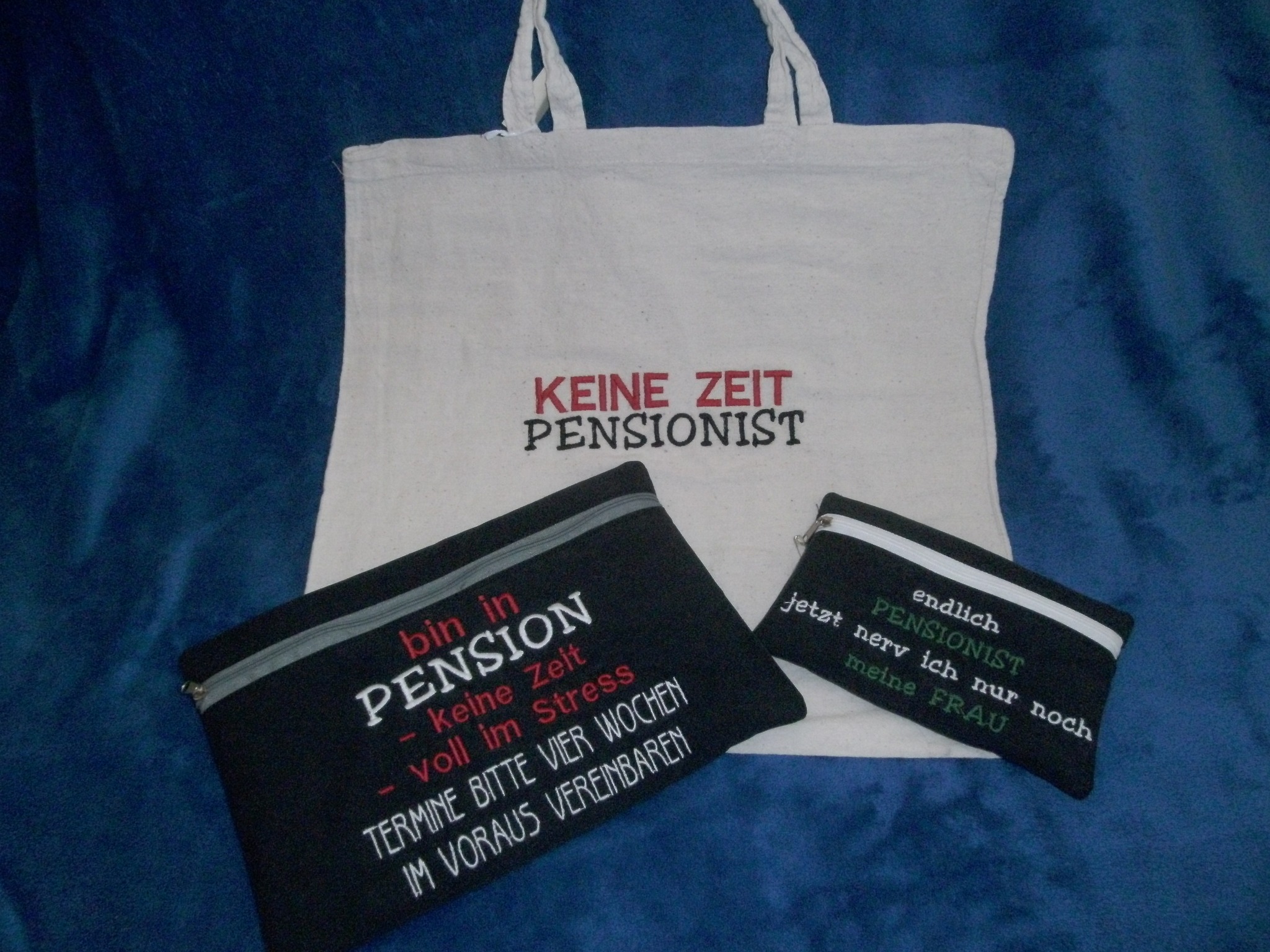 Stickdatei Spruche " Pension " ( Rente )