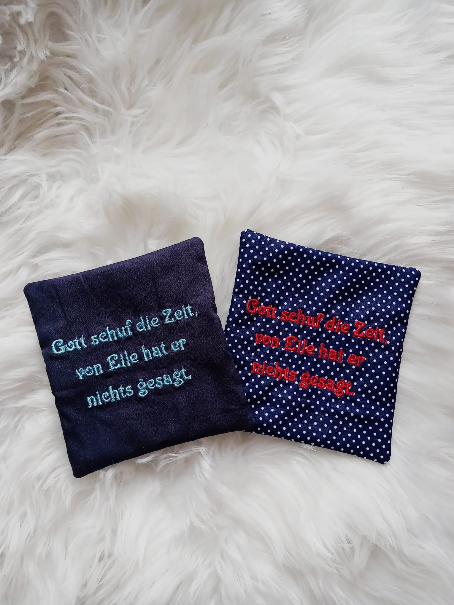Stickdatei Spruche "Gott schuf Zeit"