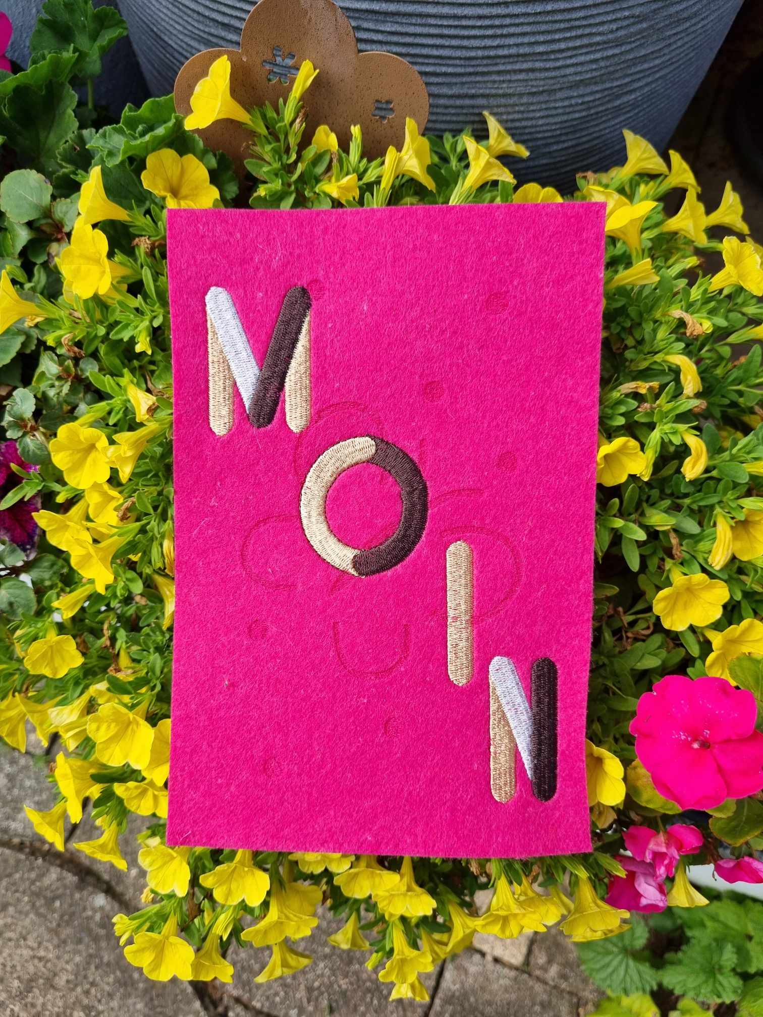 Stickdatei großes buntes Alphabet / Buchstaben