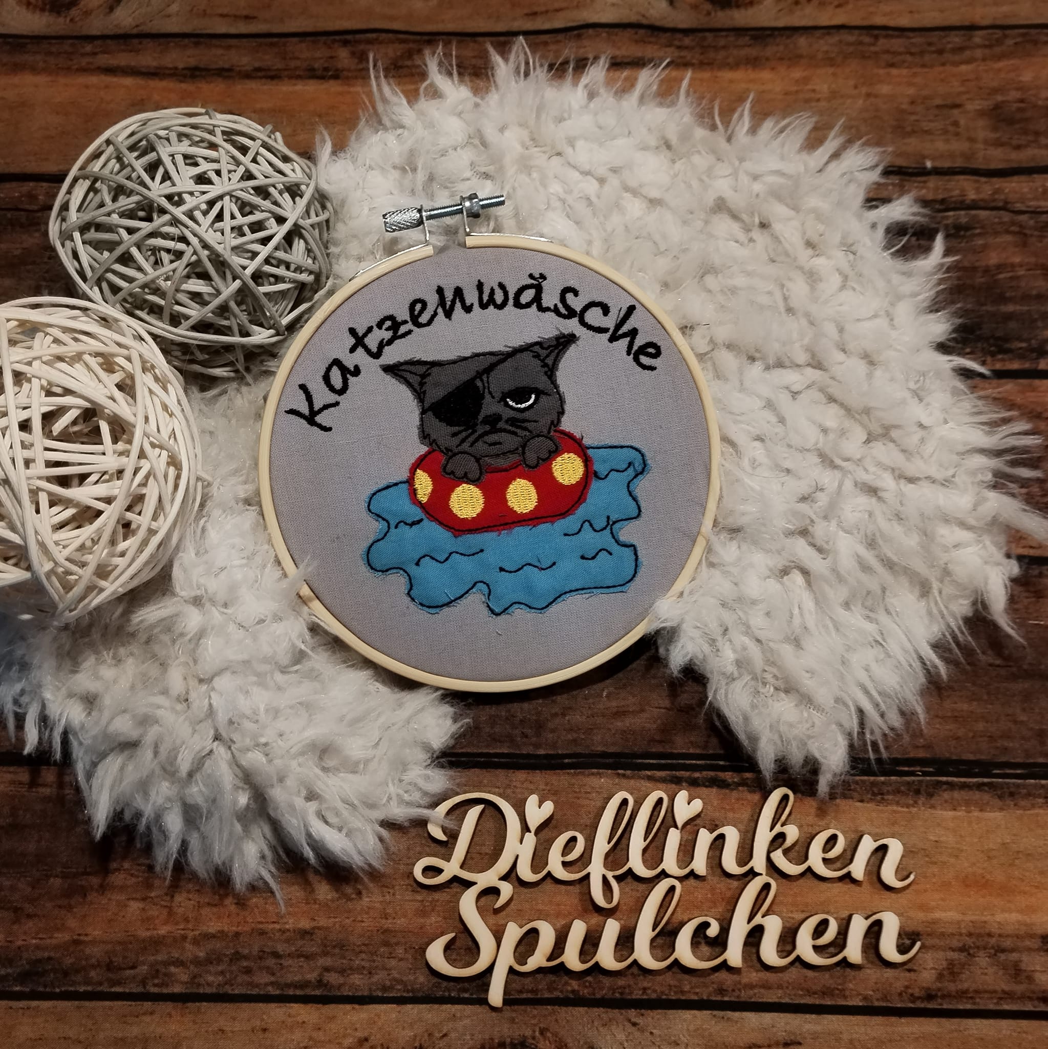 Stickdatei doodle Applikation Badetiere