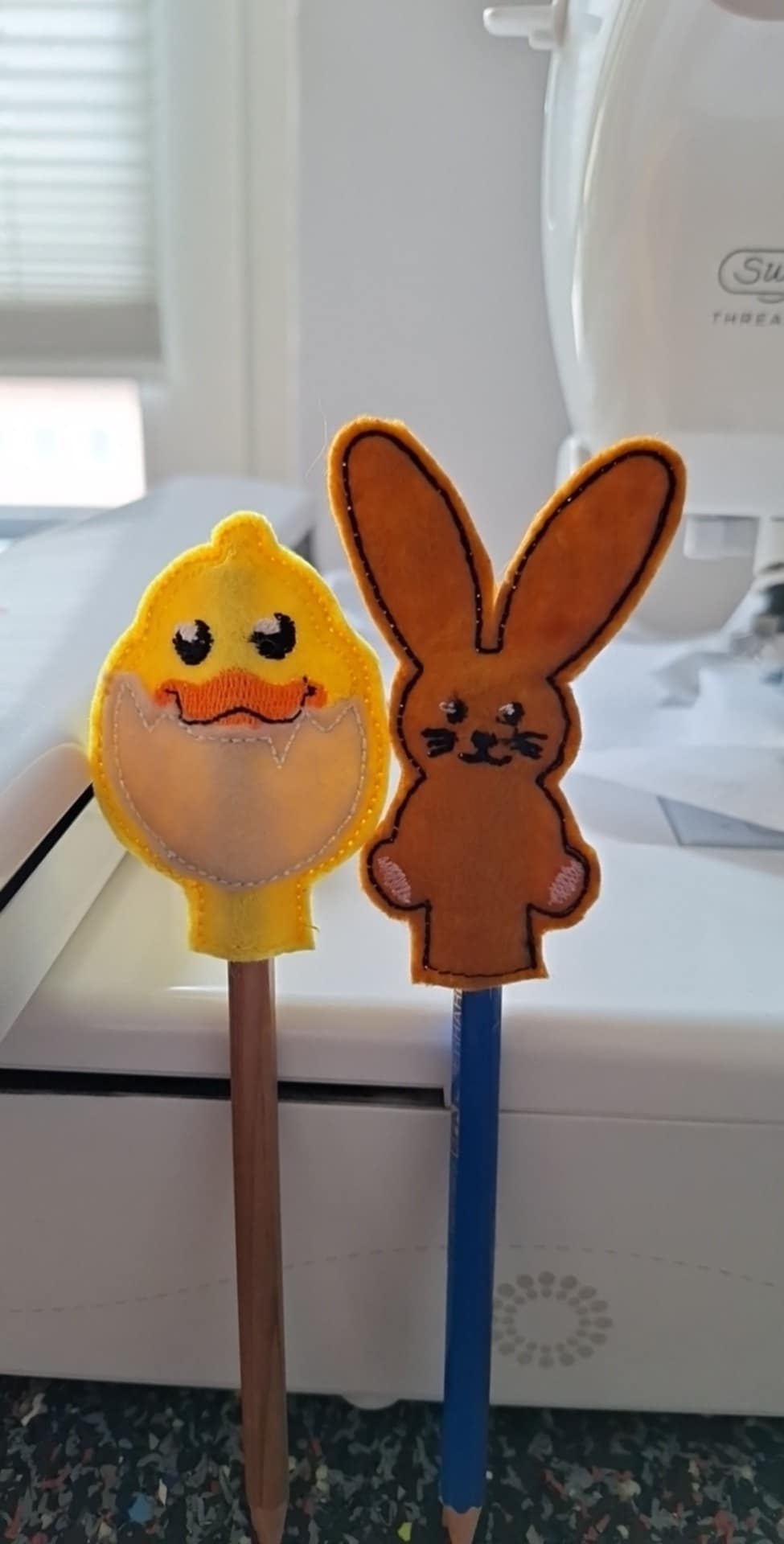 Stickdatei ITH Stifte Topper Ostermotive